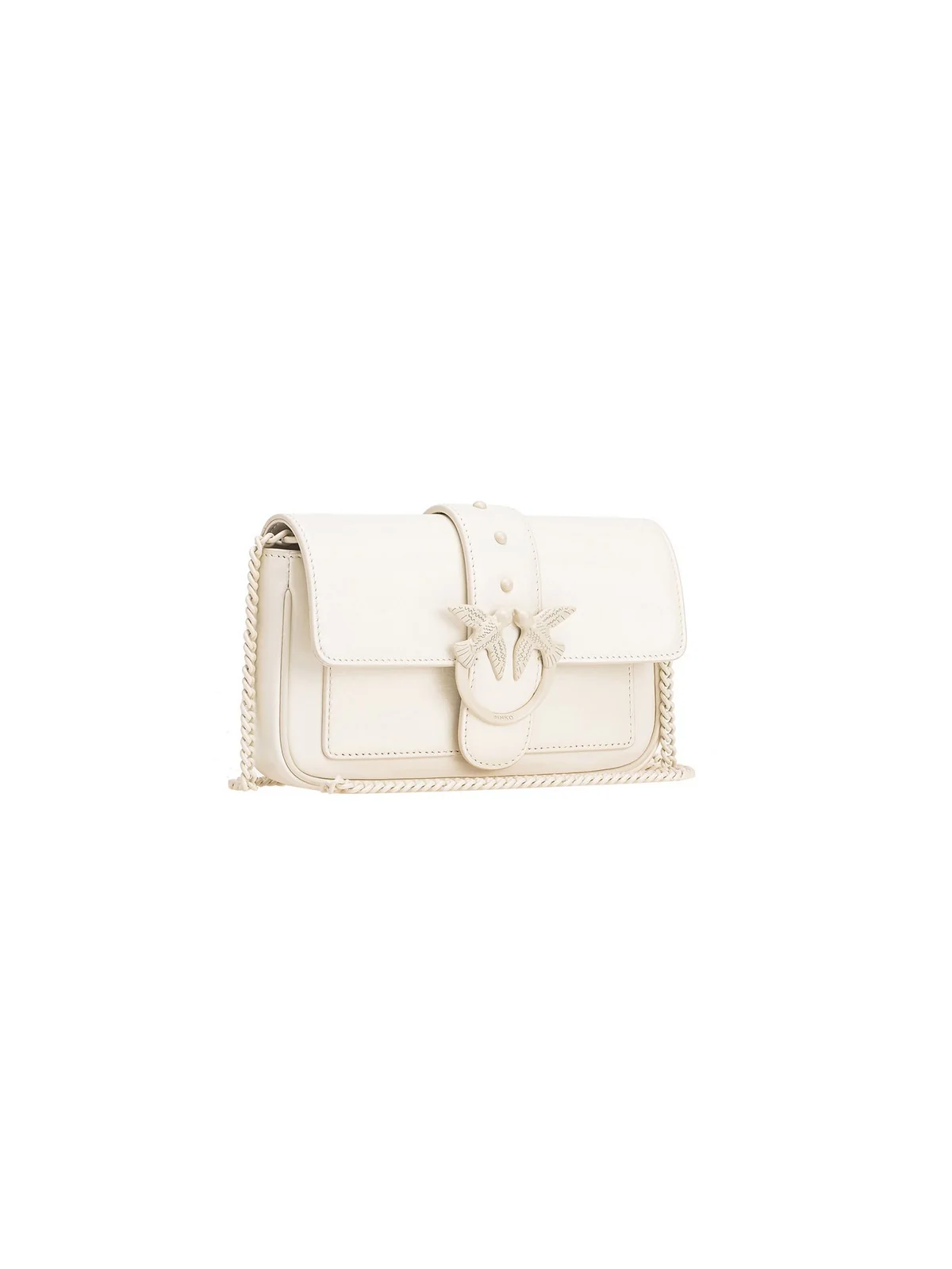 PINKO Borsa Donna Love one pocket 100061-A124 Z14B Bianco - Image 3