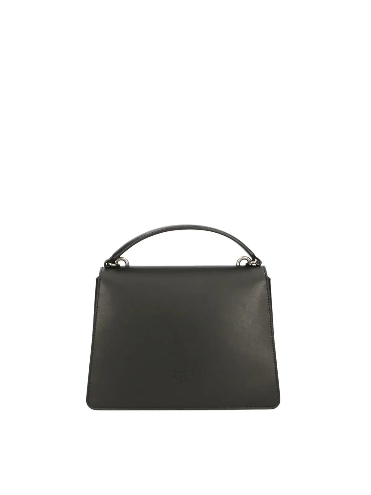PINKO Borsa Donna LOVE ONE TOP HANDLE CLASSIC LIGHT 100066-A0F1 Z99O NERO-OLD SILVER - Image 2
