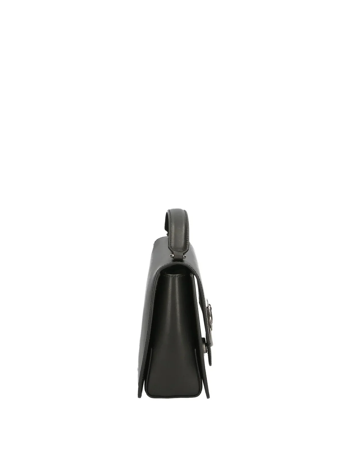 PINKO Borsa Donna LOVE ONE TOP HANDLE CLASSIC LIGHT 100066-A0F1 Z99O NERO-OLD SILVER - Image 3