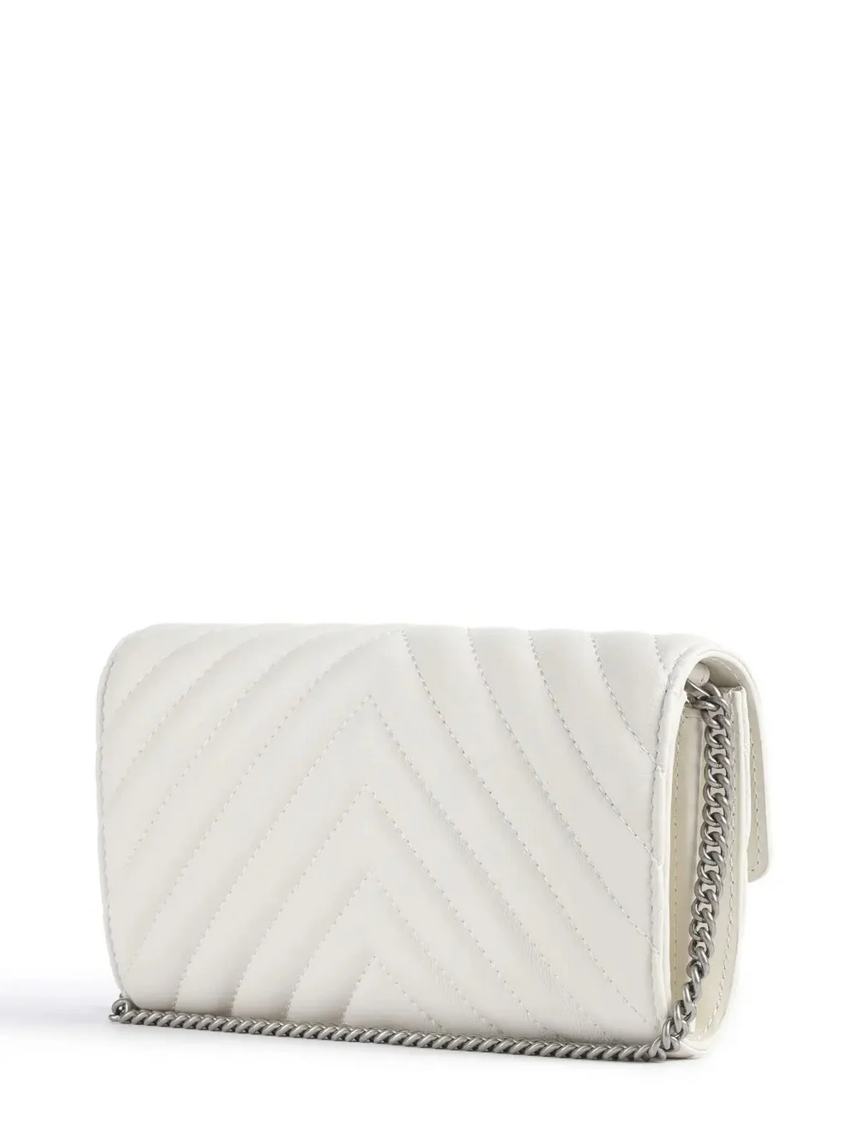 PINKO Borsa Donna Love one wallet 100062-A0GK Z14O Bianco - Image 3
