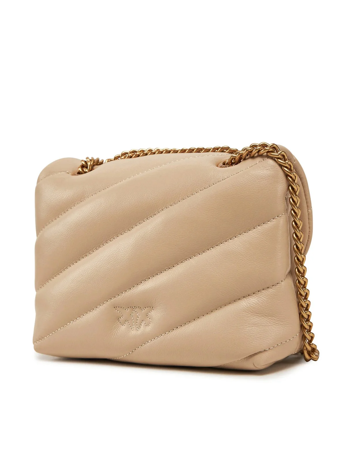 PINKO Borsa Donna Love Puff Baby Cl Sheep Nappa 100040-A0F2 C50Q BEIGE - Image 4