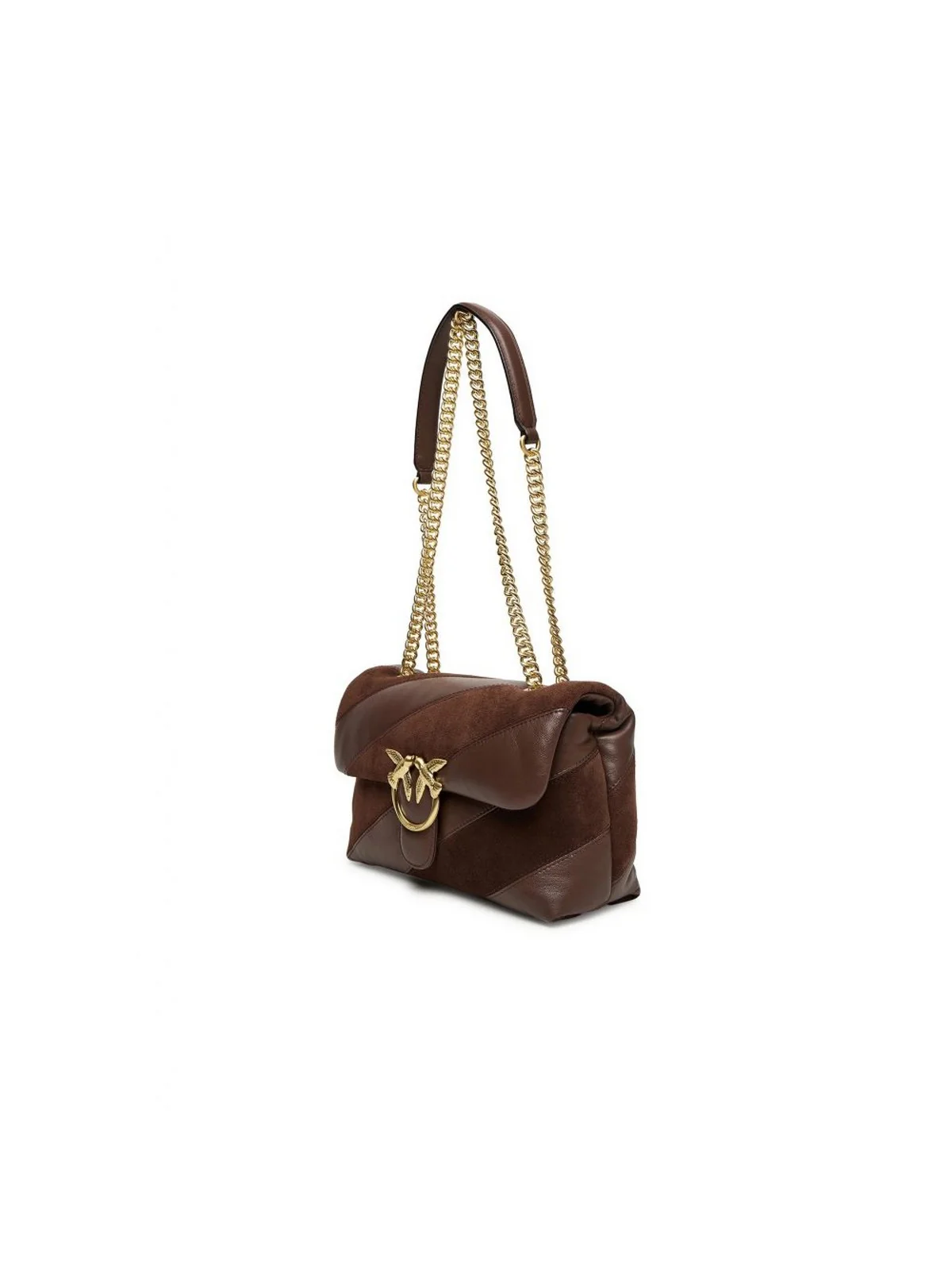 PINKO Borsa Donna LOVE PUFF CLASSIC CL 100038-A2JY L74V MARRONE CASTANO MATT GOLD - Image 4