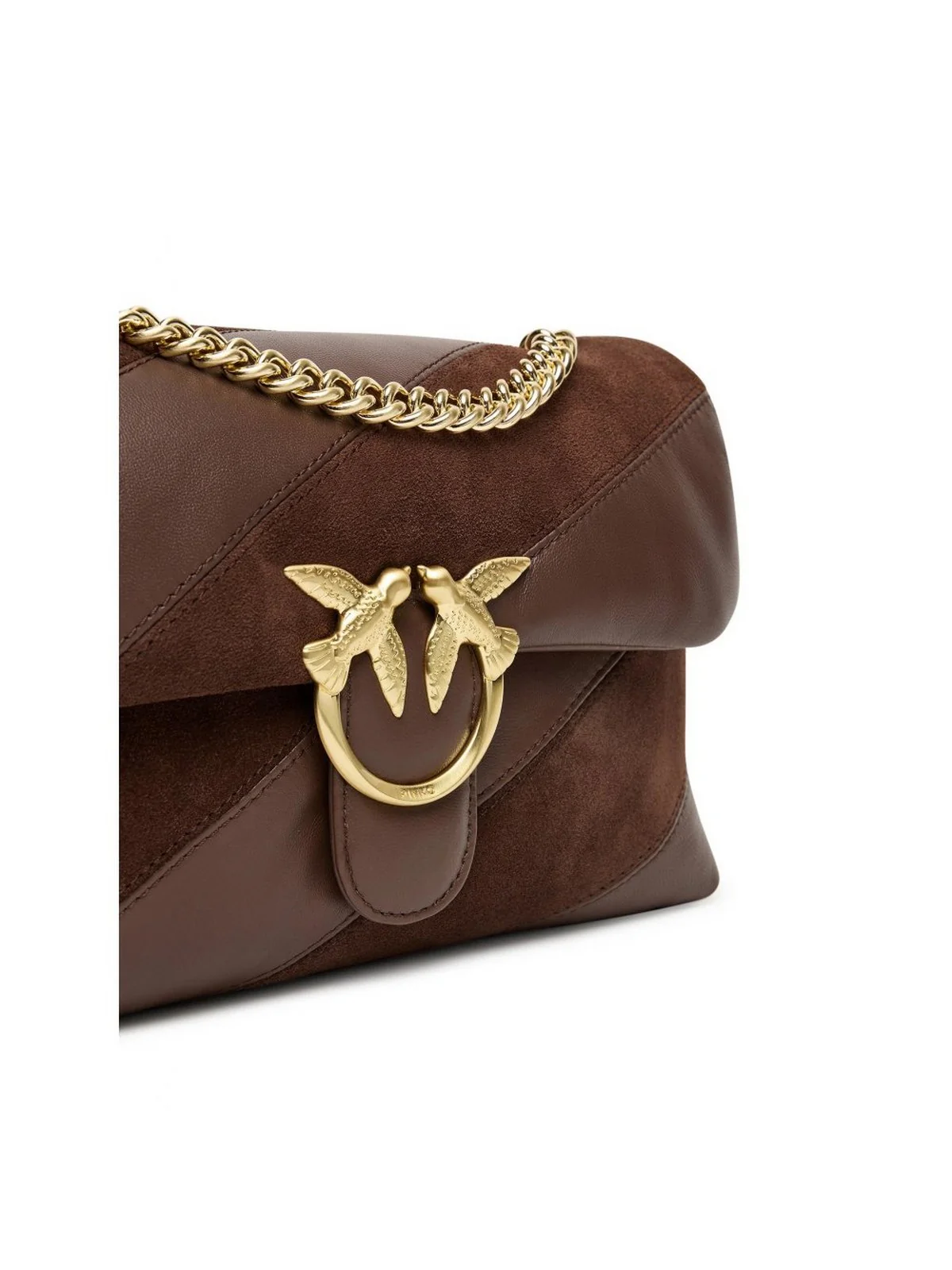 PINKO Borsa Donna LOVE PUFF CLASSIC CL 100038-A2JY L74V MARRONE CASTANO MATT GOLD - Image 5