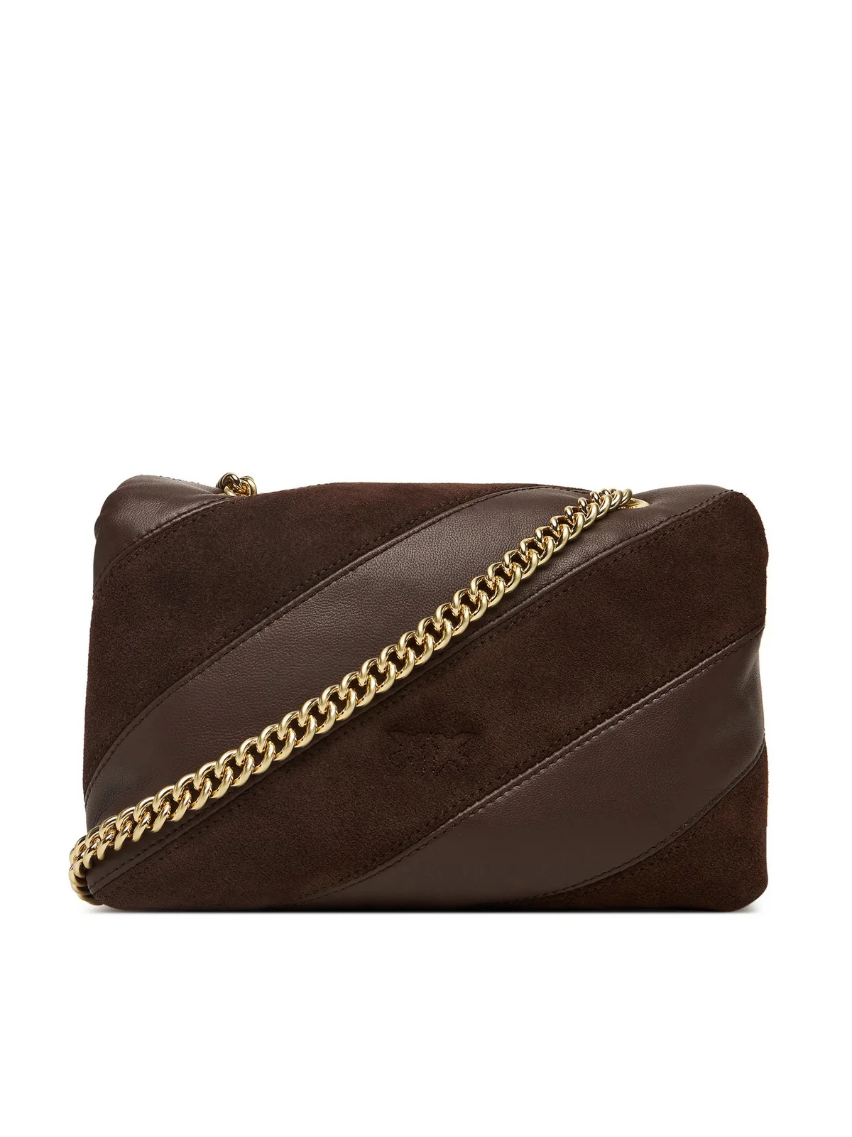 PINKO Borsa Donna LOVE PUFF MINI CL 100039-A2JY L74V MARRONE CASTANO MATT GOLD - Image 6