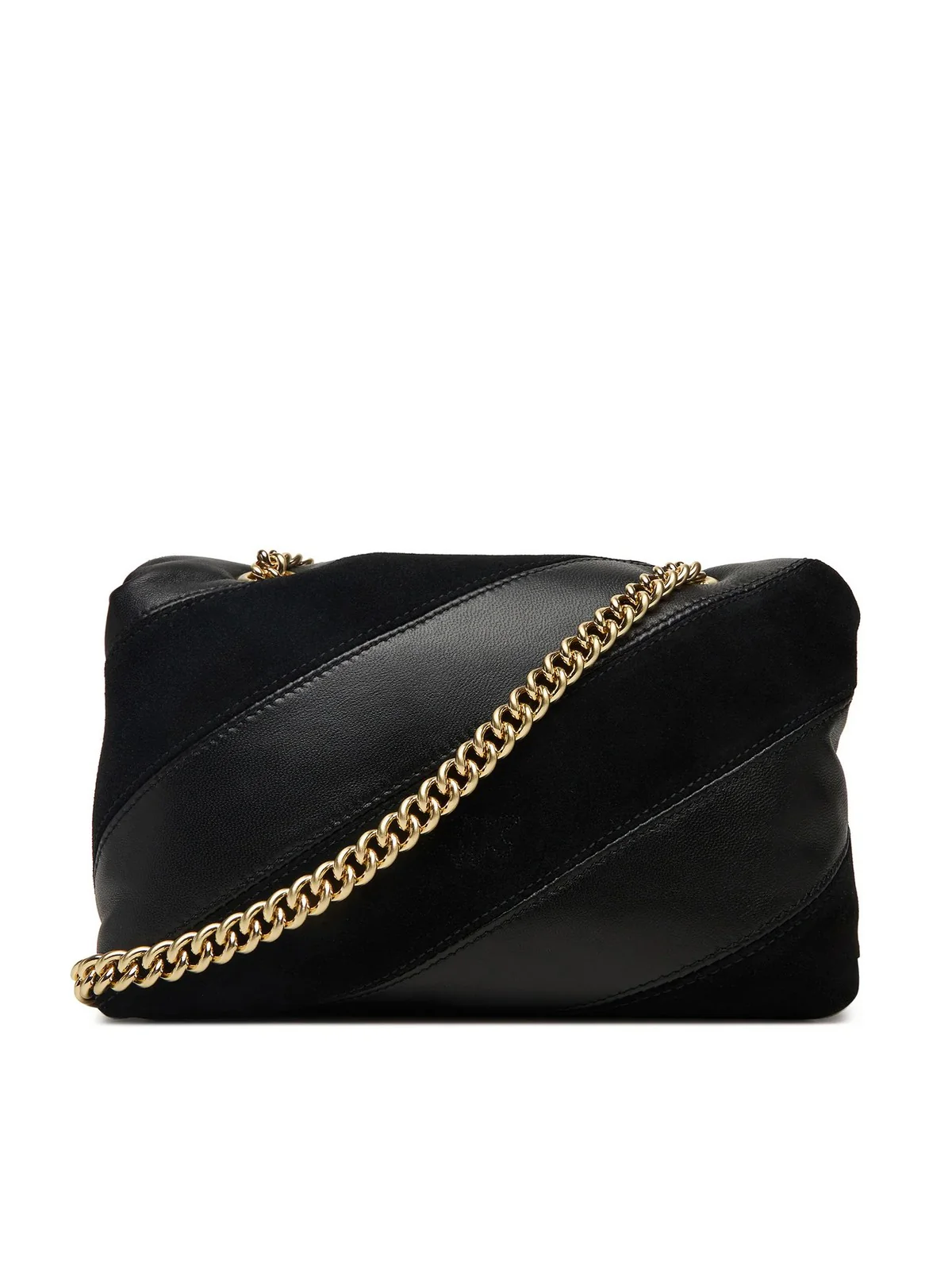 PINKO Borsa Donna LOVE PUFF MINI CL 100039-A2JY Z99V NERO LIMOUSINE - MATT GOLD - Image 3