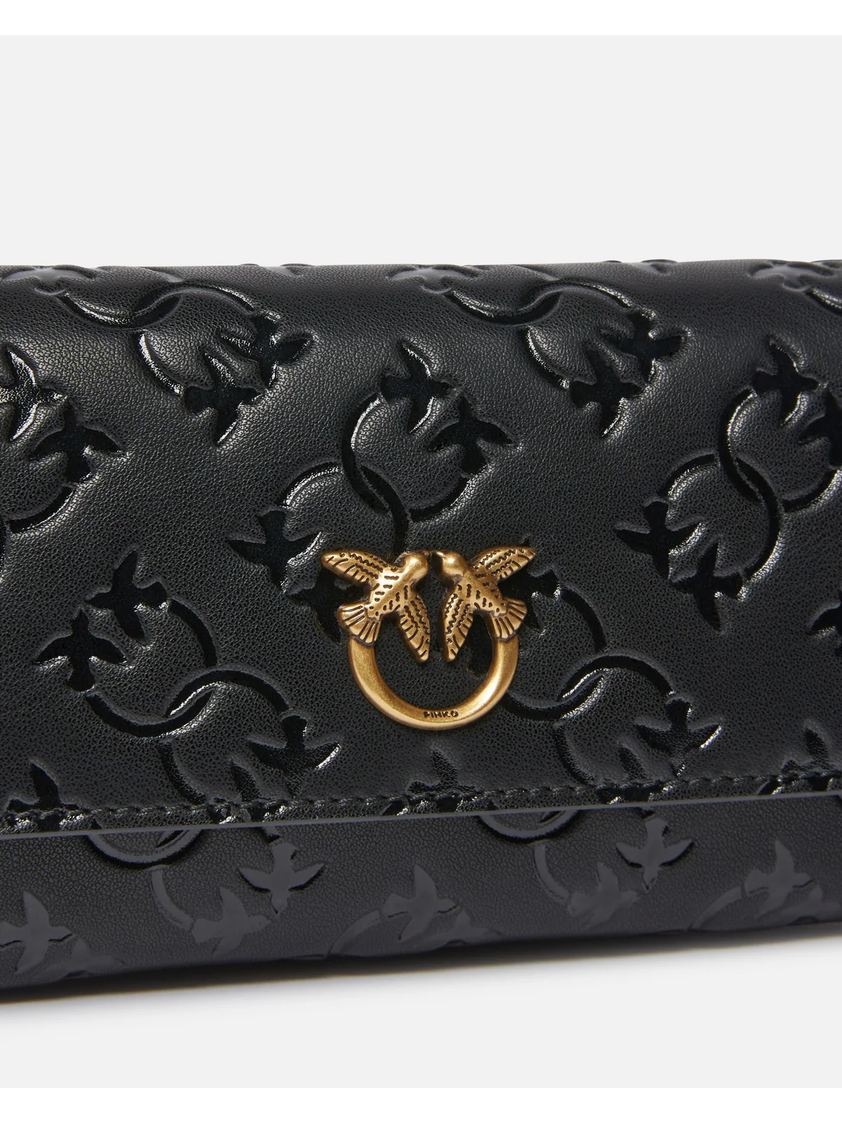 PINKO Borsa Donna Love Tiny Birds Wallet C Vitel 103765-A1YB Z99Q Nero - Image 2