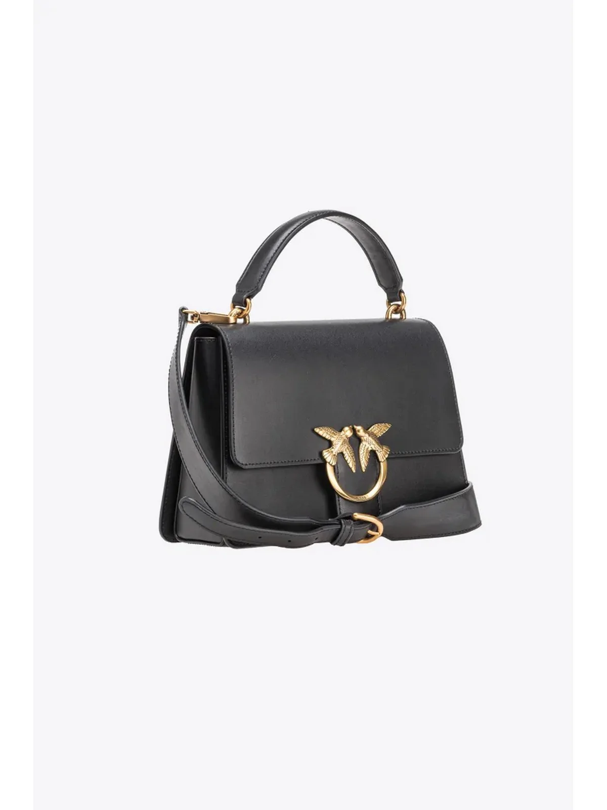 PINKO Borsa Donna Love top handle 100066-A0F1 Z99Q Nero - Image 3