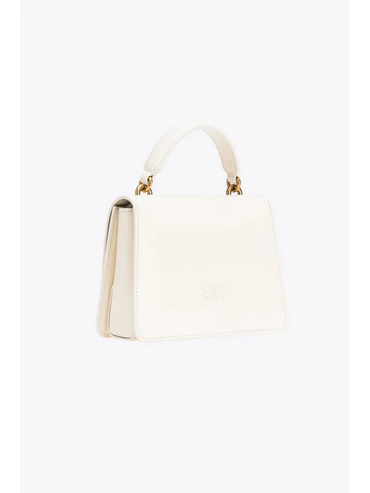 PINKO Borsa Donna Love top handle 100071-A0F1 Z14Q Bianco - Image 3