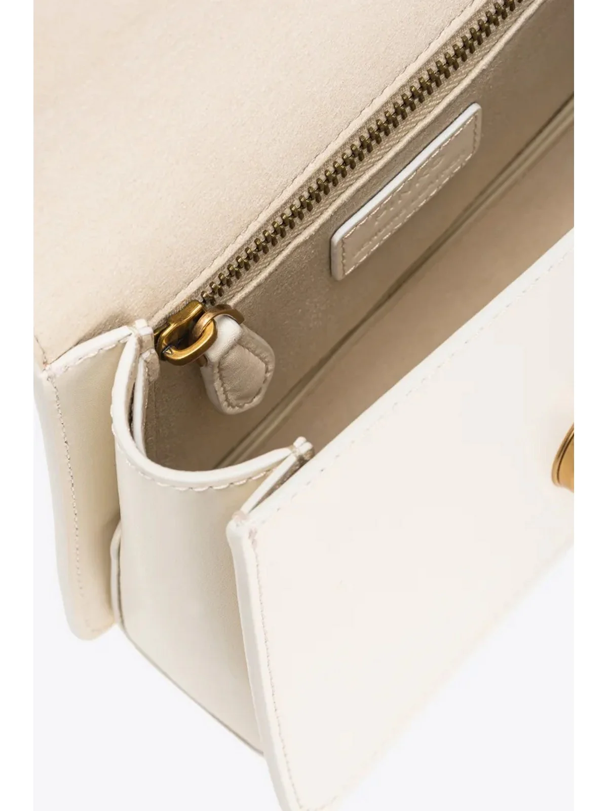 PINKO Borsa Donna Love top handle 100071-A0F1 Z14Q Bianco - Image 4