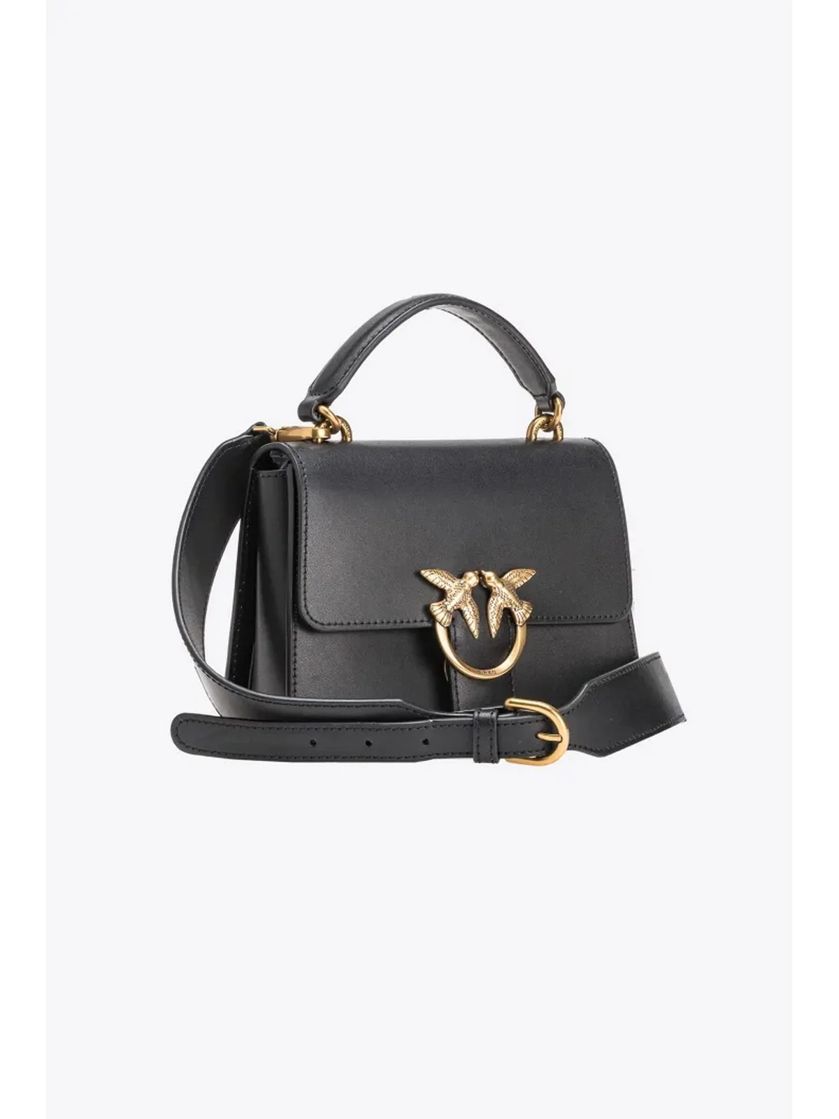 PINKO Borsa Donna Love top handle 100071-A0F1 Z99Q Nero - Image 4