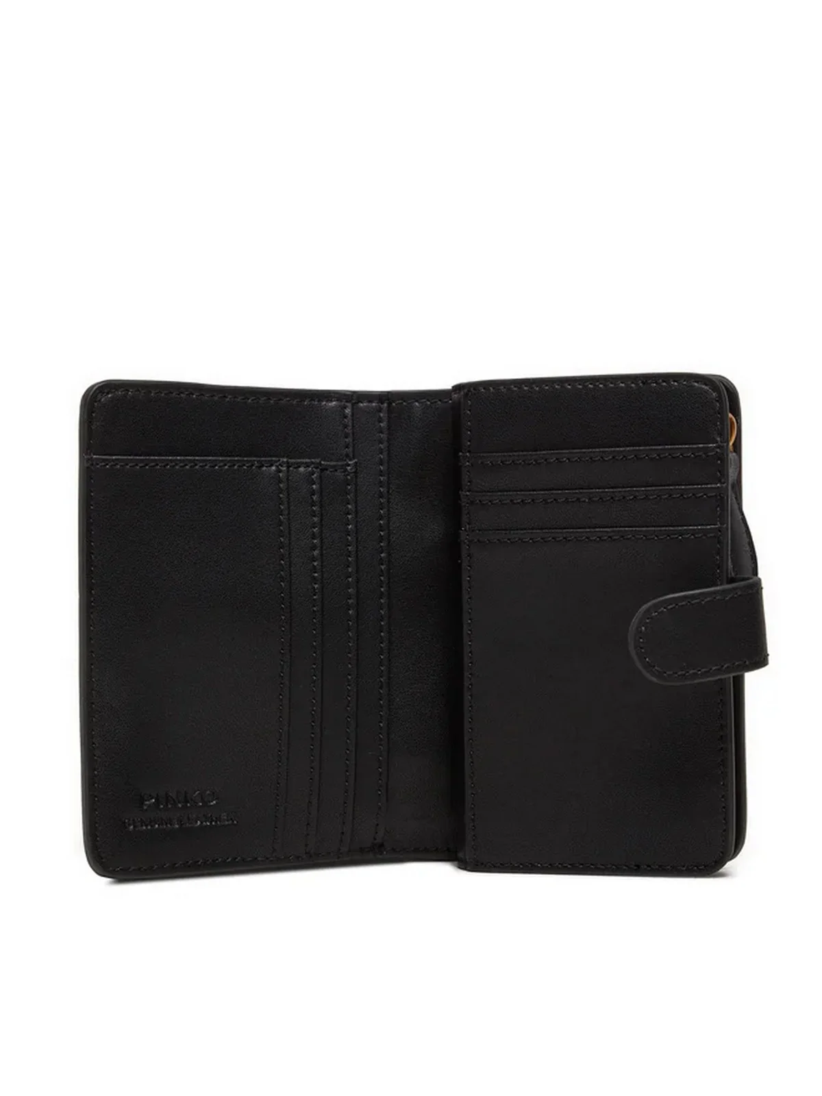 PINKO Portafoglio Donna Multi Pockets Wallet Vitello S 103761-A0F1 Z99Q Nero - Image 3