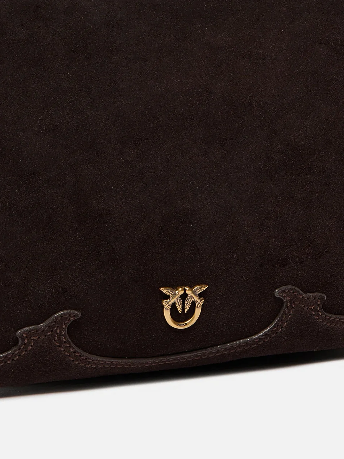 PINKO Borsa Donna TRIPLET MINI FRINGES SUEDE 106665-A0F6 M11P MARRONE CAFFE'-MIX - Image 5