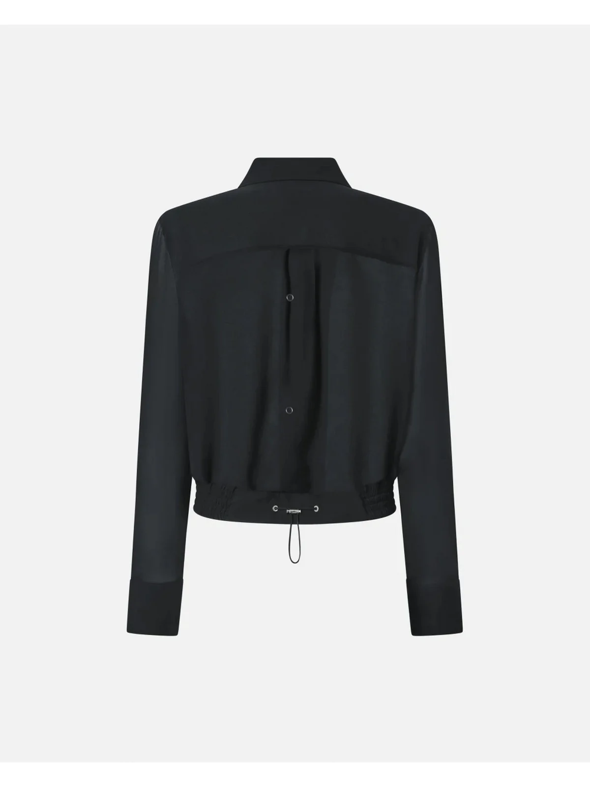 PINKO Camicia Donna CIN CIN CAMICIA GEORGETTE 104787-A21F Z99 Nero - Image 2