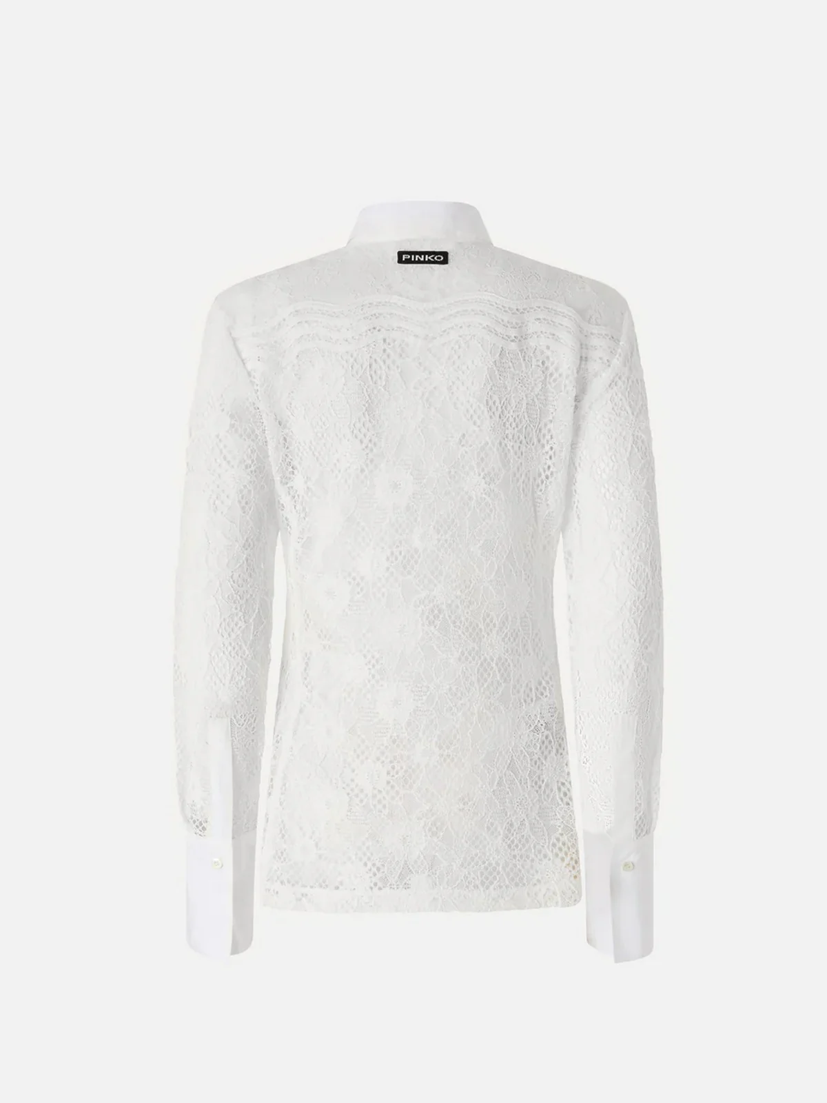 PINKO Camicia Donna COLINE CAMICIA PIZZO REBRODE 106600-A381 Z05 BIANCO-BIANCANEVE - Image 2