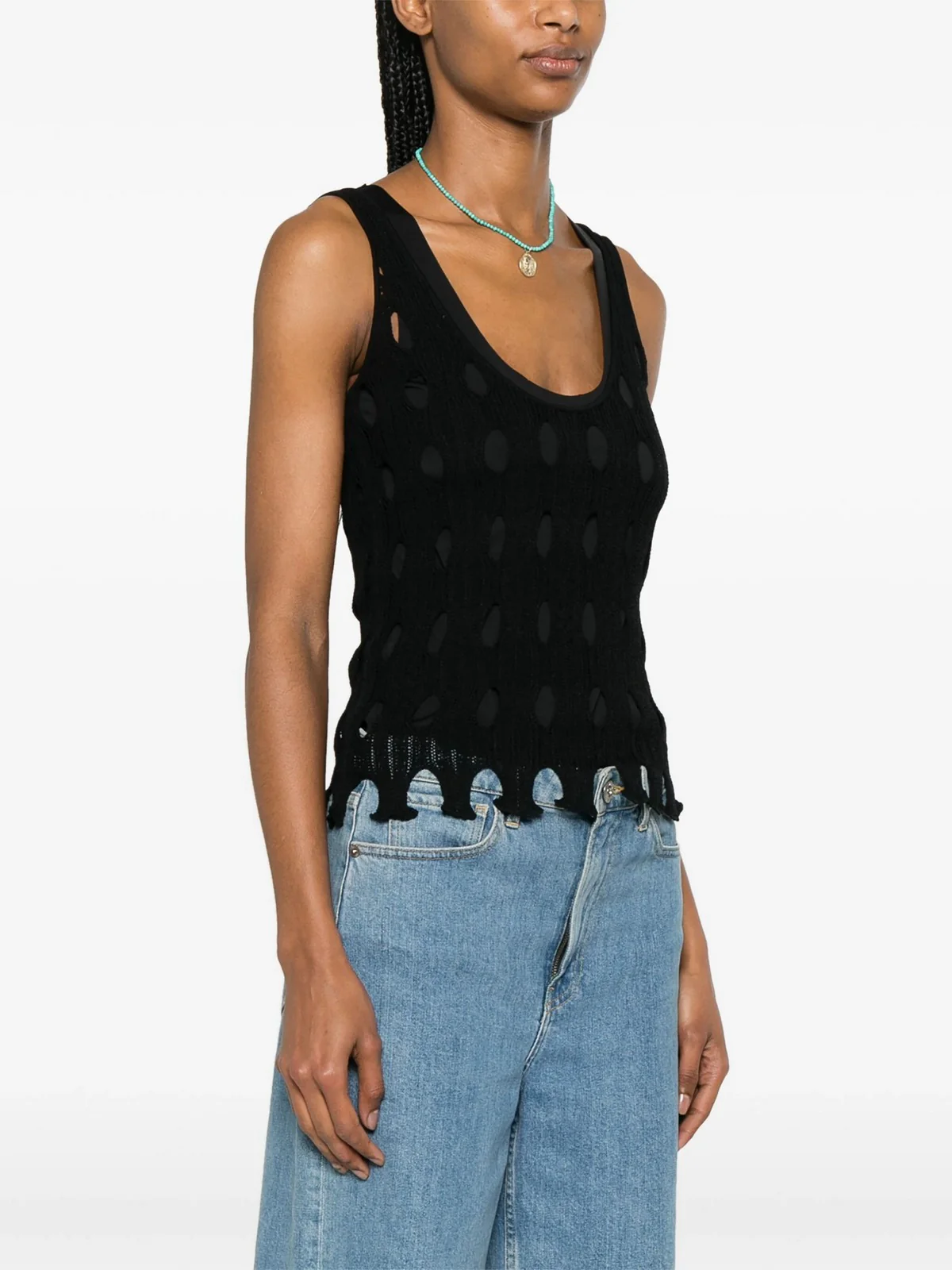 PINKO Canotta Donna  103468-A1UN Z99 Nero - Image 3