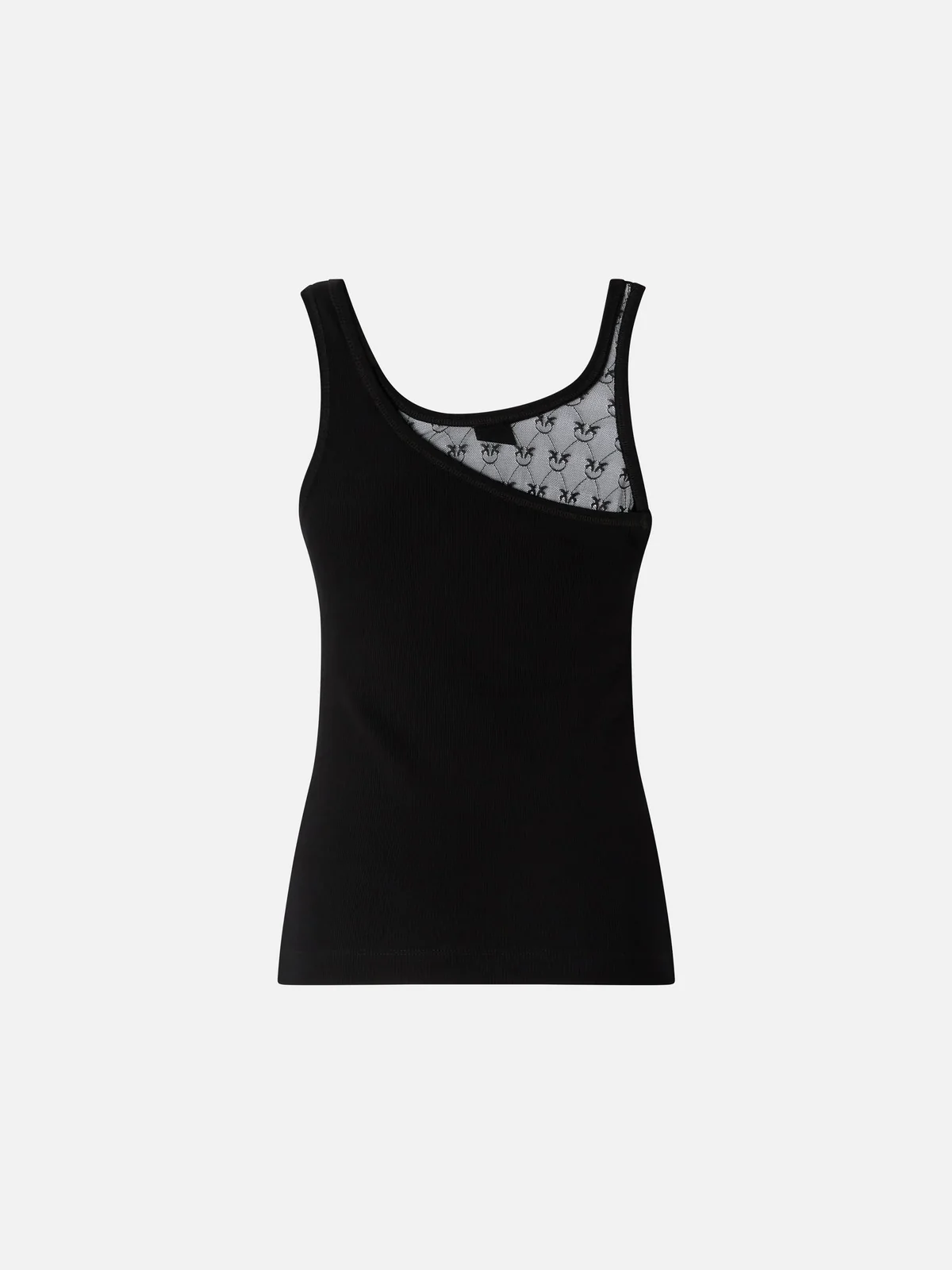 PINKO Canotta Donna CUPBOARD CANOTTA 106461-A362 Z99 NERO LIMOUSINE - Image 2
