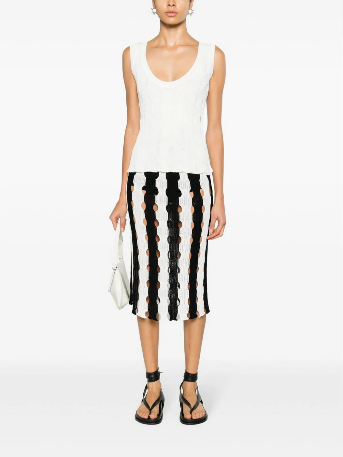 PINKO Canotta Donna Rambo 103468-A1UN Z04 Bianco - Image 5