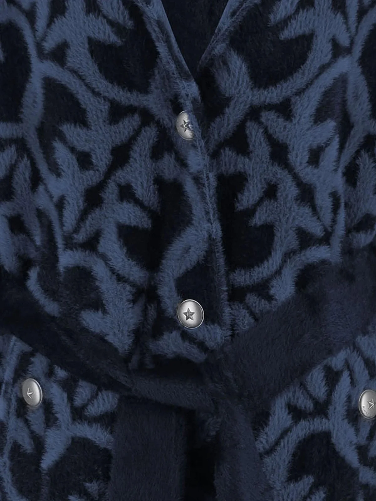 PINKO Cappotto Donna ZANTE CAPPOTTO 105415-A2WY GG1 BLU/BLU SCURO - Image 3