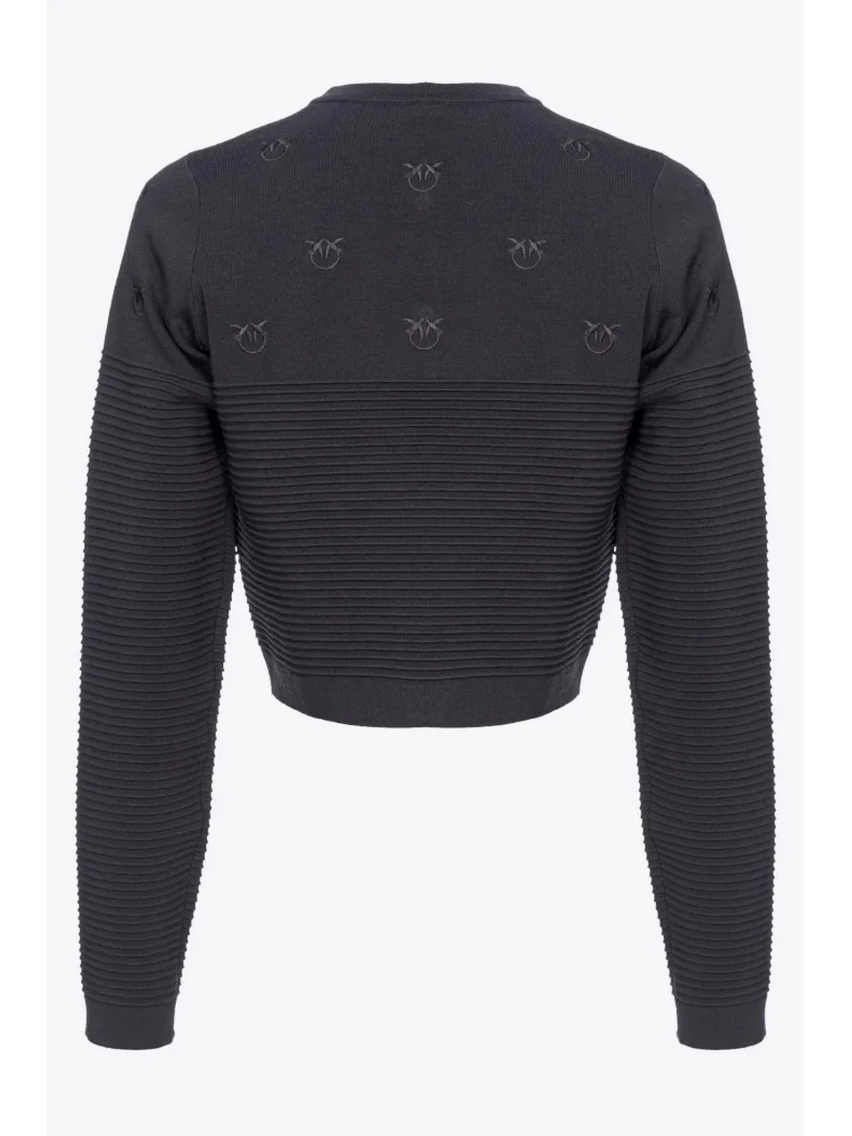 PINKO Cardigan Donna Ciliegio 102881-A1LK Z99 Nero - Image 2