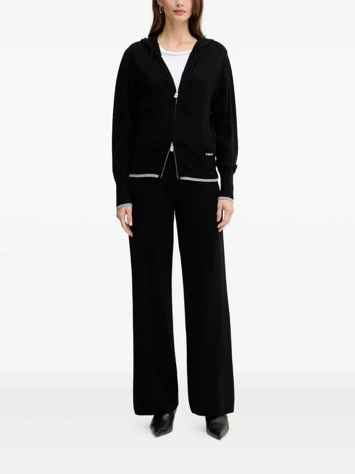 PINKO Cardigan Donna SULLAWESI CARDIGAN 105491-A2Q9 Z99 NERO LIMOUSINE - Image 3