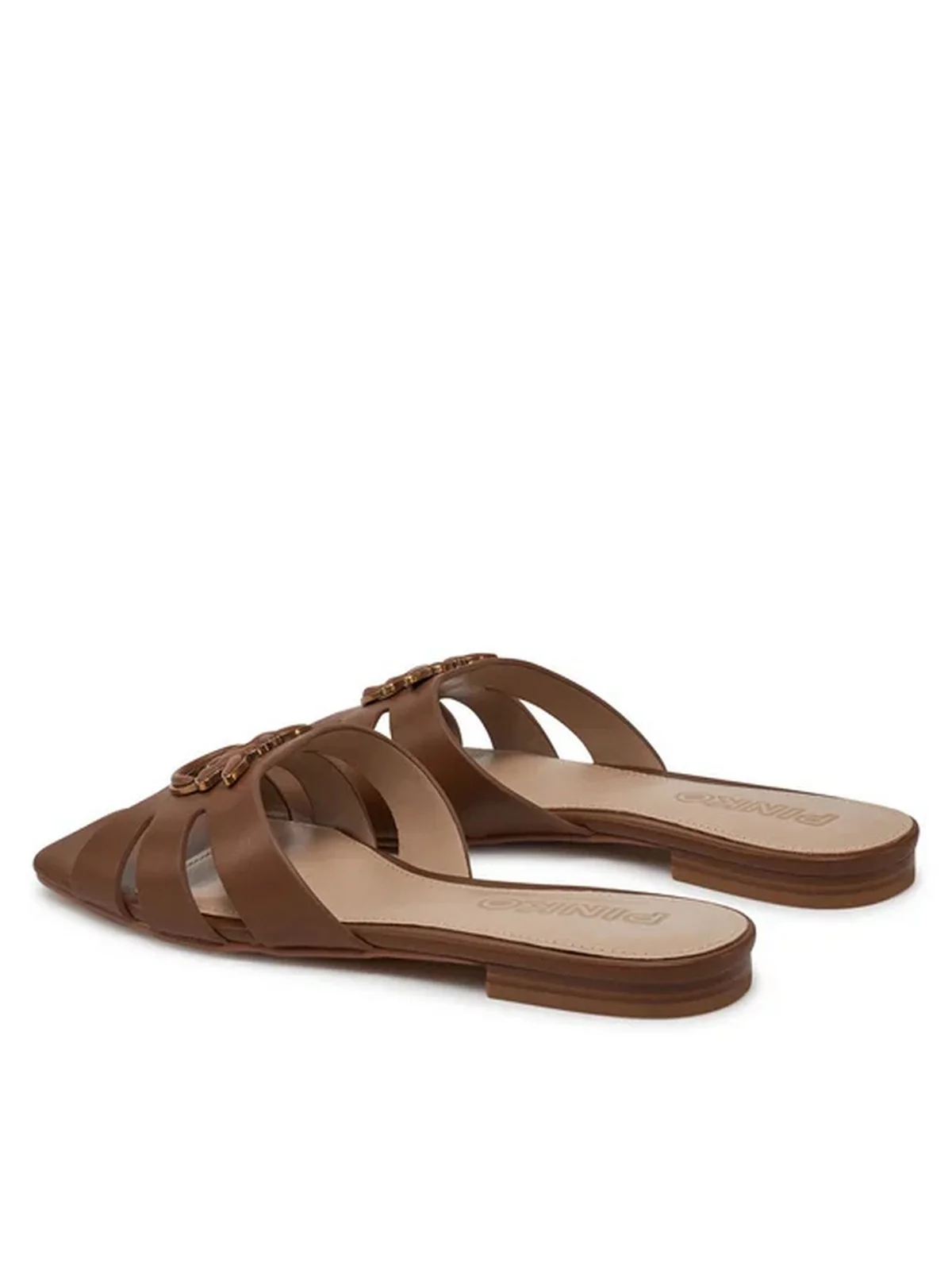 PINKO Ciabatta Donna MARLI 09 SD0313P003 GU8 Marrone - Image 3