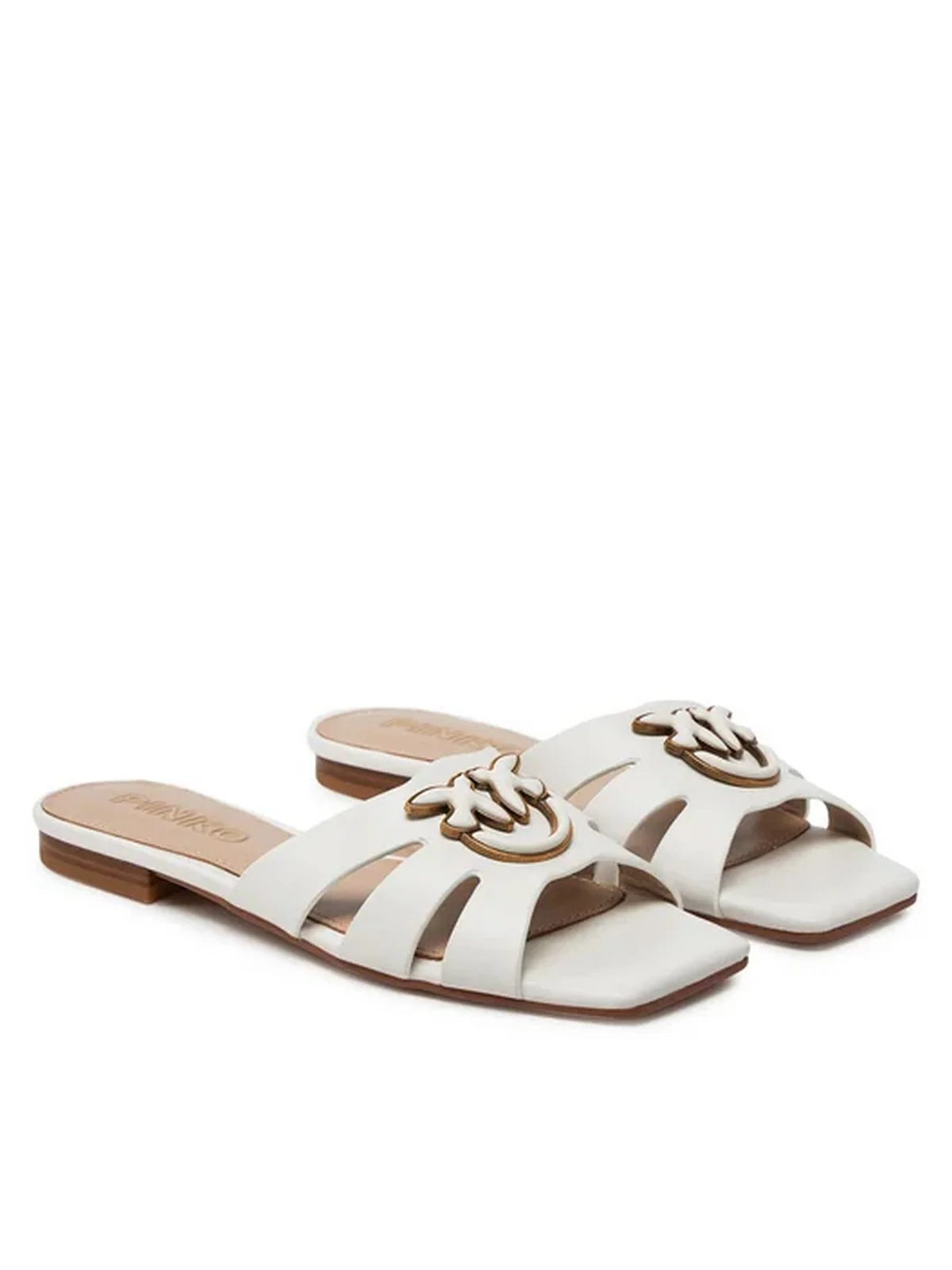 PINKO Ciabatta Donna MARLI 09 SD0313P003 Z12 Bianco - Image 2