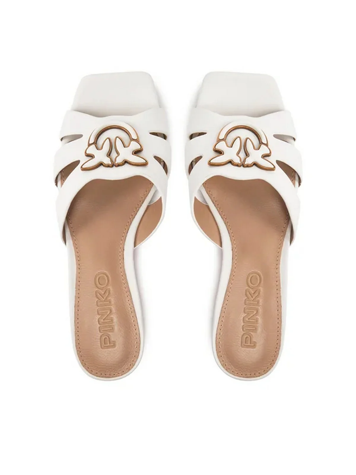 PINKO Ciabatta Donna MARLI 09 SD0313P003 Z12 Bianco - Image 4