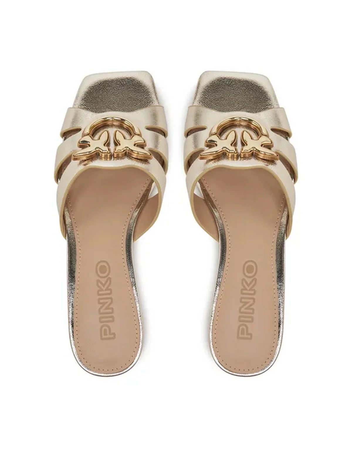PINKO Ciabatta Donna MARLI 09 SD0313P049 Z22 Oro - Image 3