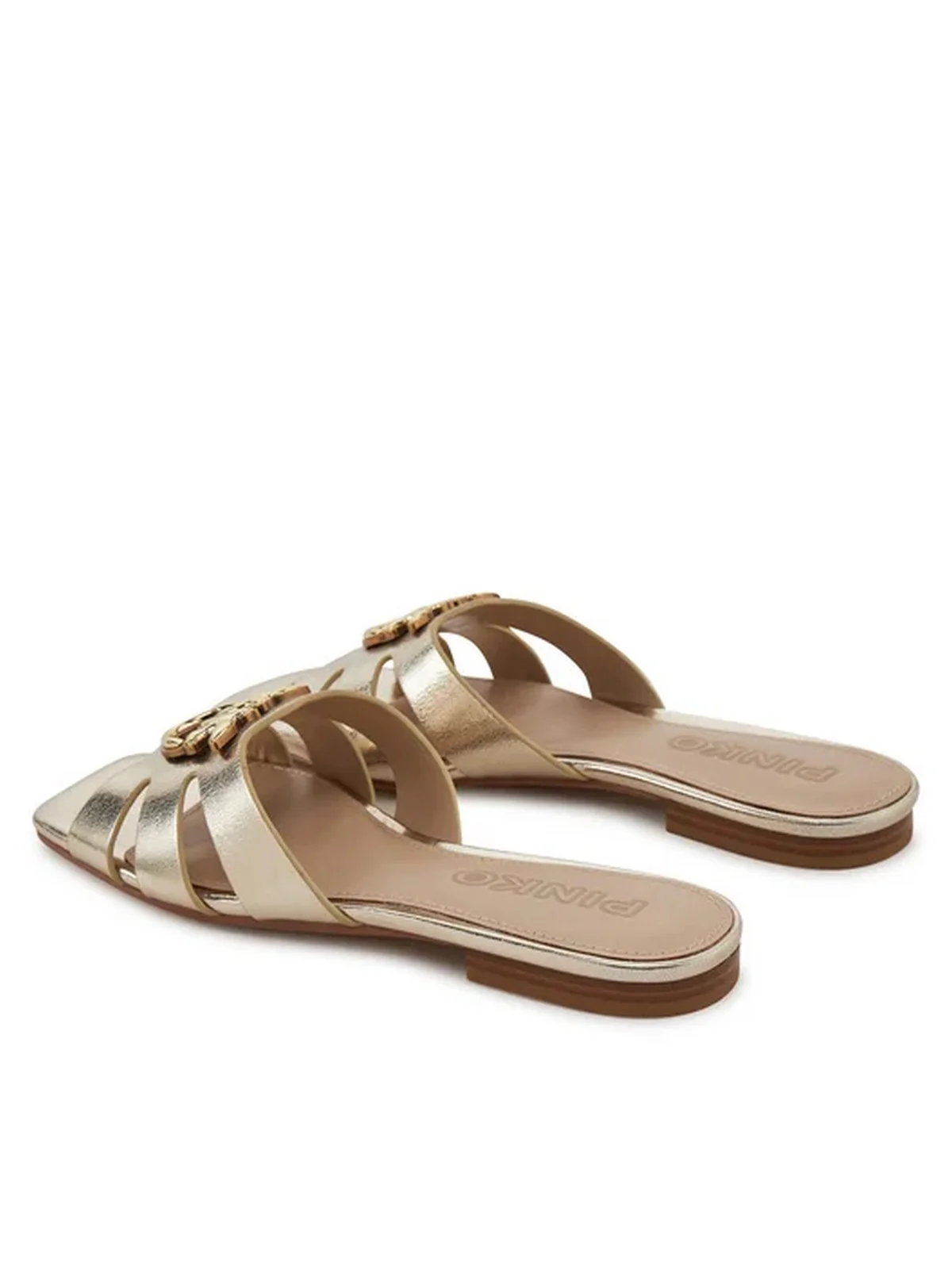 PINKO Ciabatta Donna MARLI 09 SD0313P049 Z22 Oro - Image 6