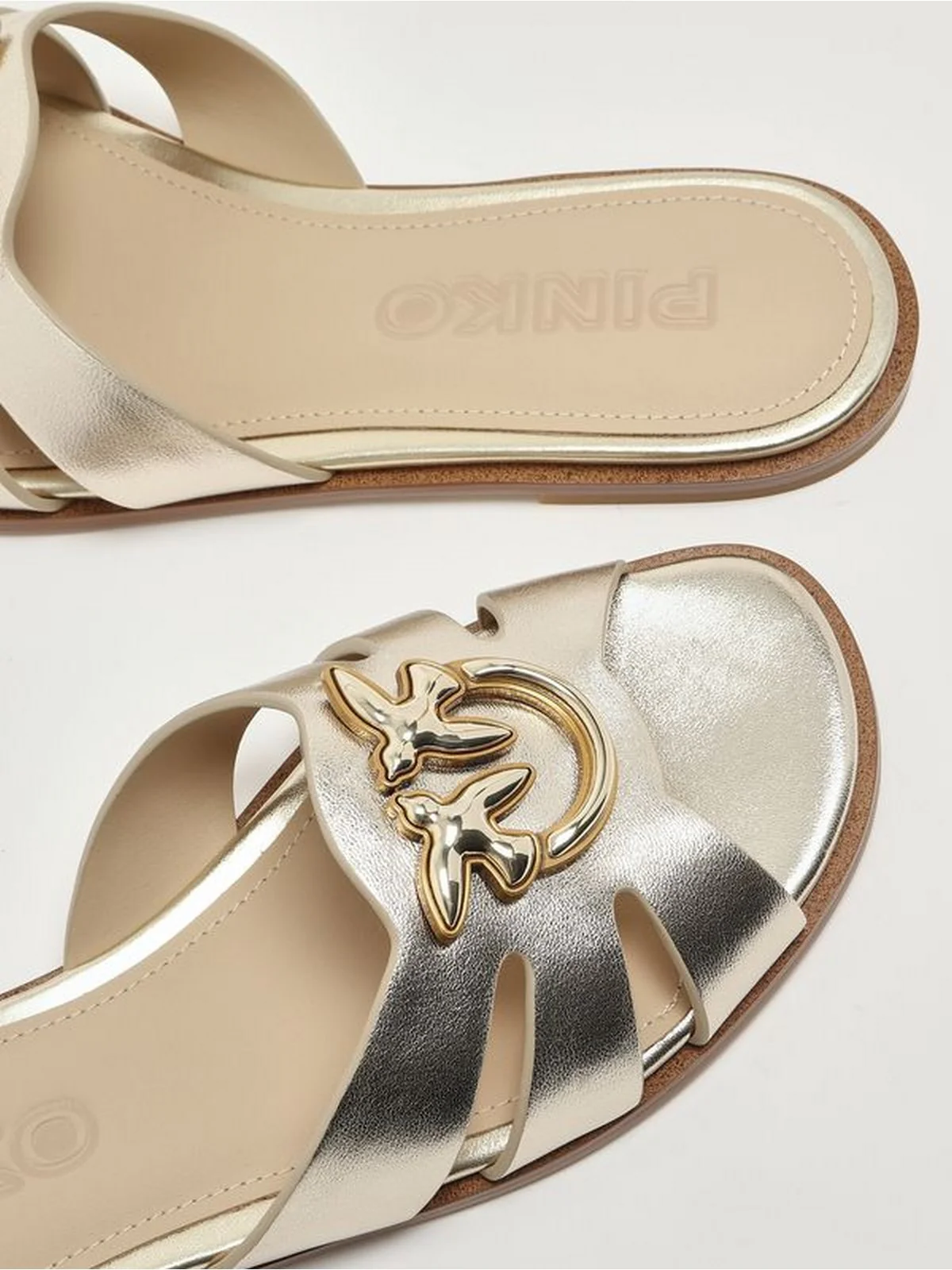 PINKO Ciabatta Donna MILLY 04 SD0463P049 Z22 PLATINUM - Image 3