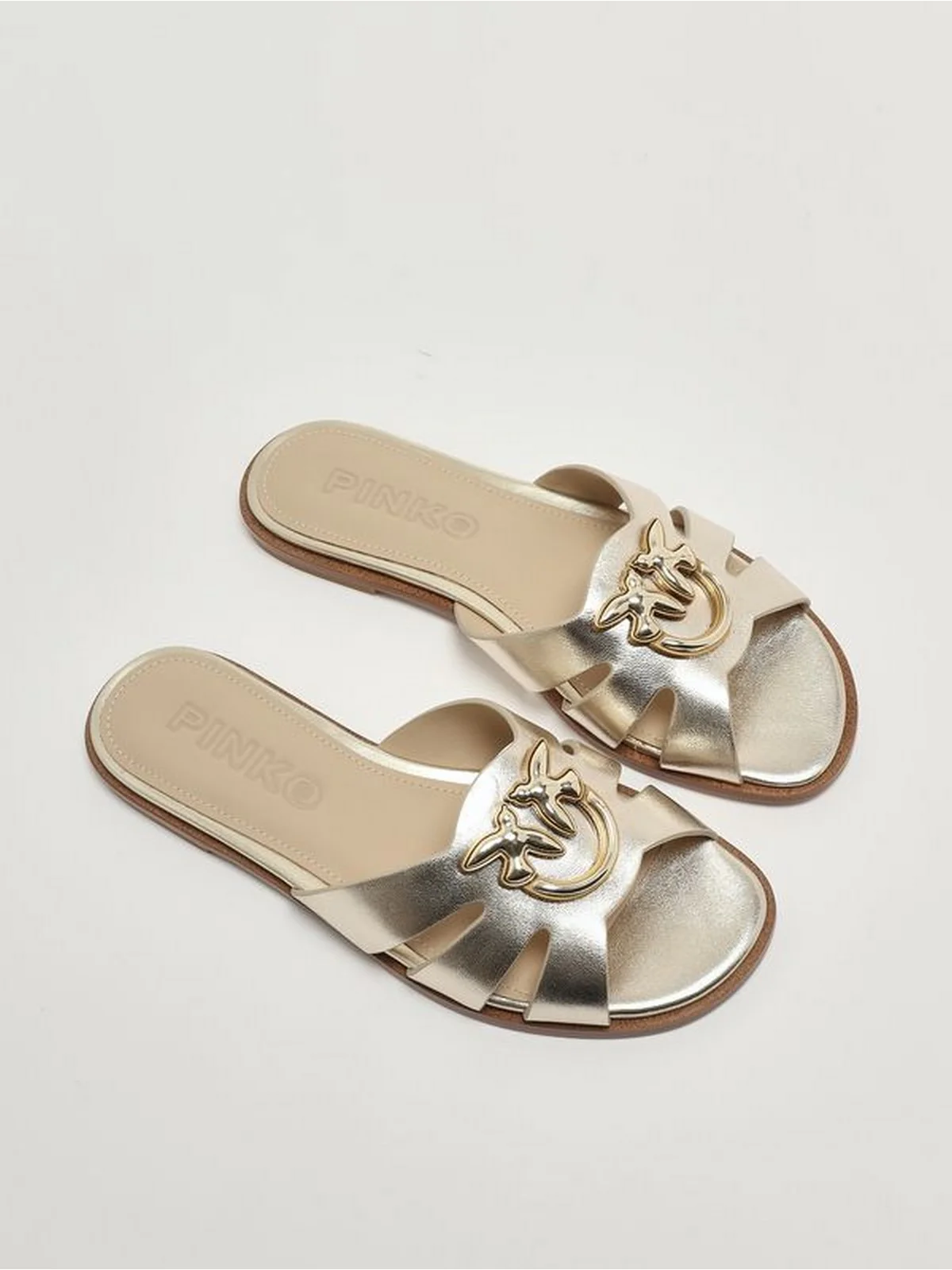 PINKO Ciabatta Donna MILLY 04 SD0463P049 Z22 PLATINUM - Image 5