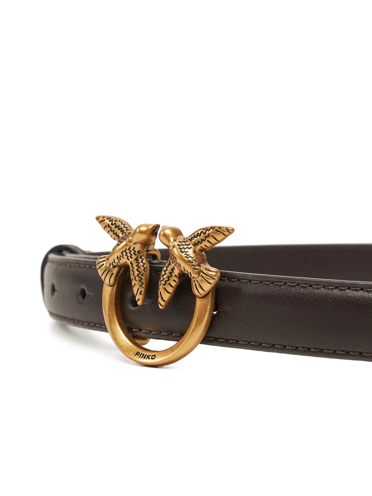 PINKO Cintura Donna LOVE BERRY H2 BELT.LOW 100143-A0F1 M32Q MORO-ANTIQUE GOLD - Image 3