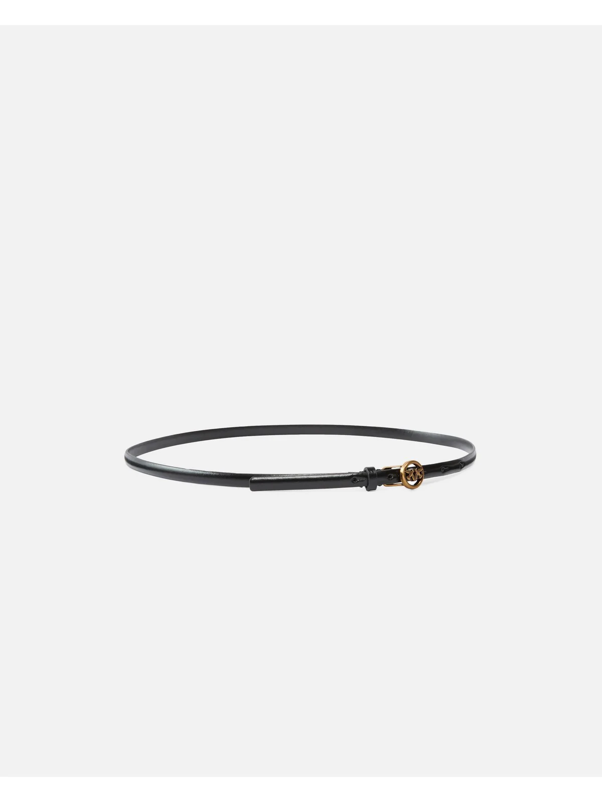 PINKO Cintura Donna THIN BELT H1 105481-A2QP Z99Q NERO-ANTIQUE GOLD - Image 5
