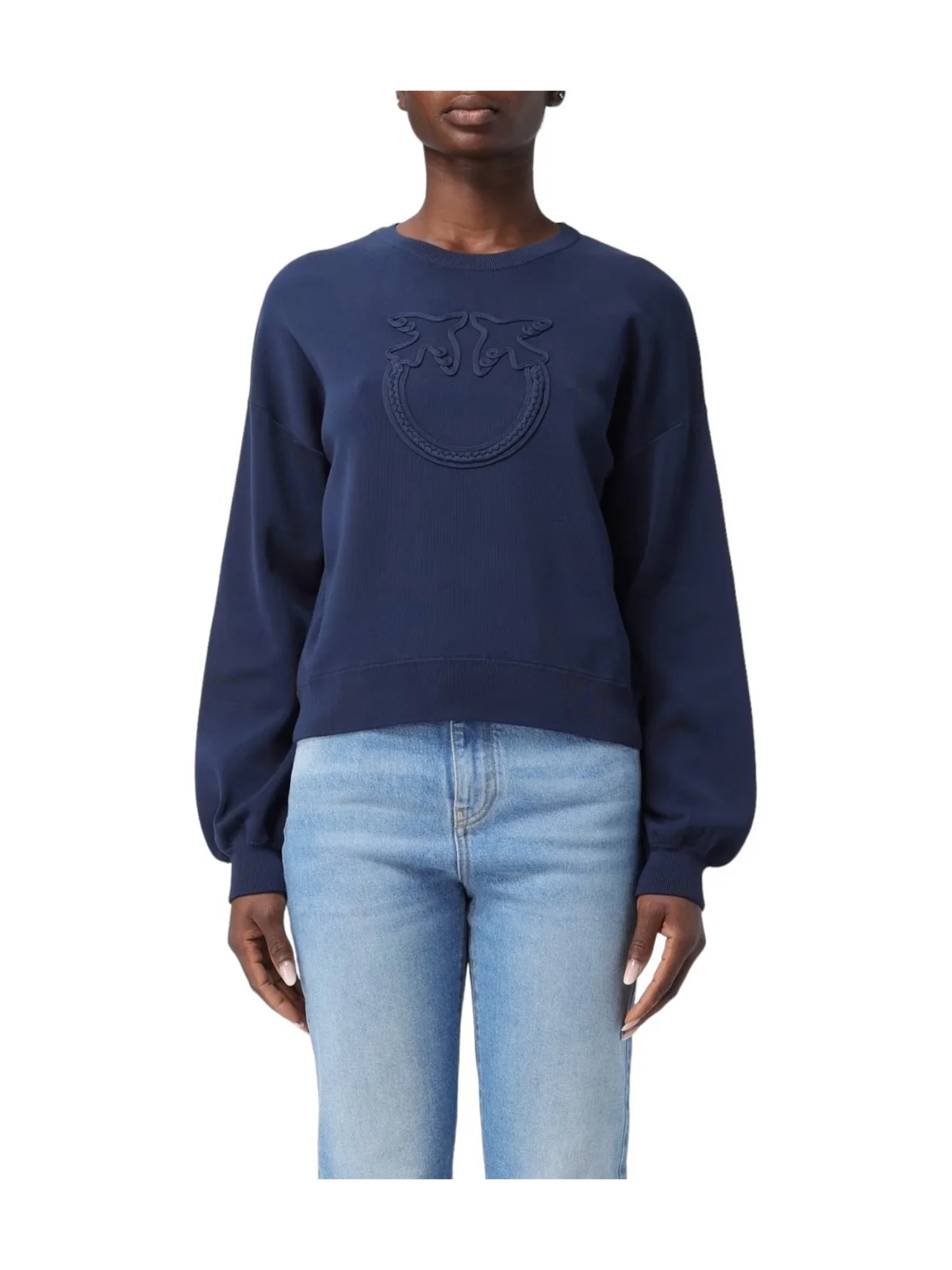 PINKO Felpa Donna  101568-A115 G57 Blu - Image 2