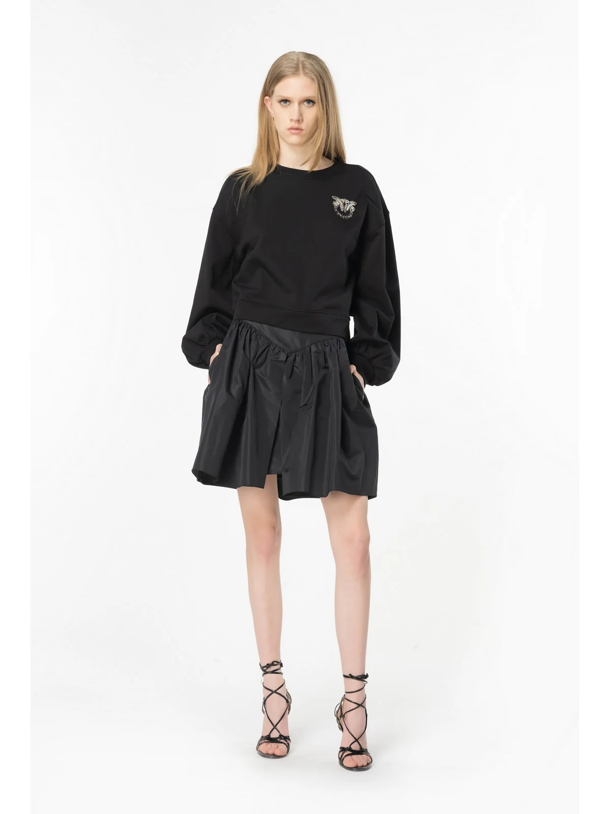 PINKO Felpa Donna Ceresole 102827-A1R8 Z99 Nero - Image 2