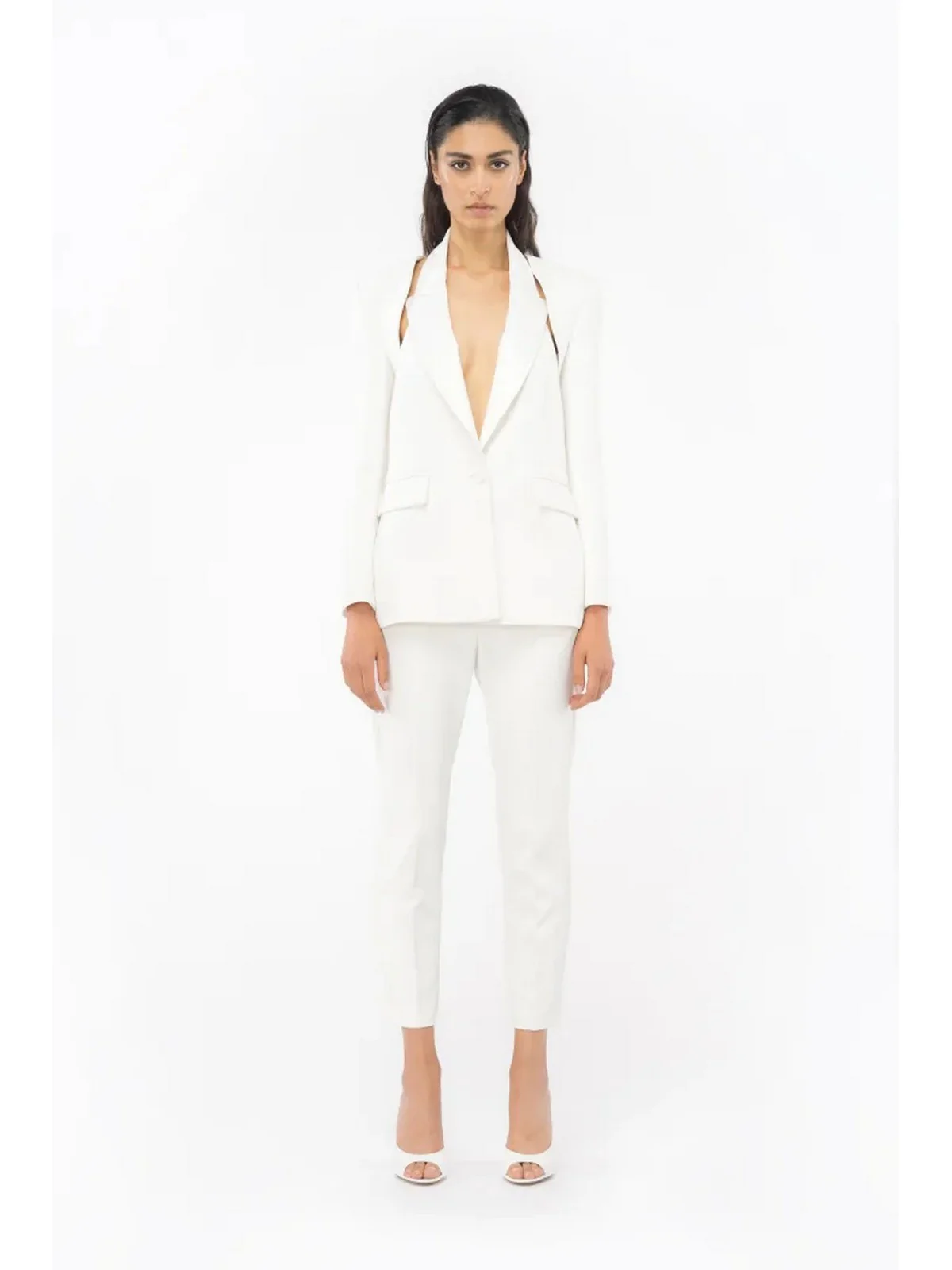 PINKO Giacca Donna Cannubi 103170-A0HC Z05 Bianco - Image 3