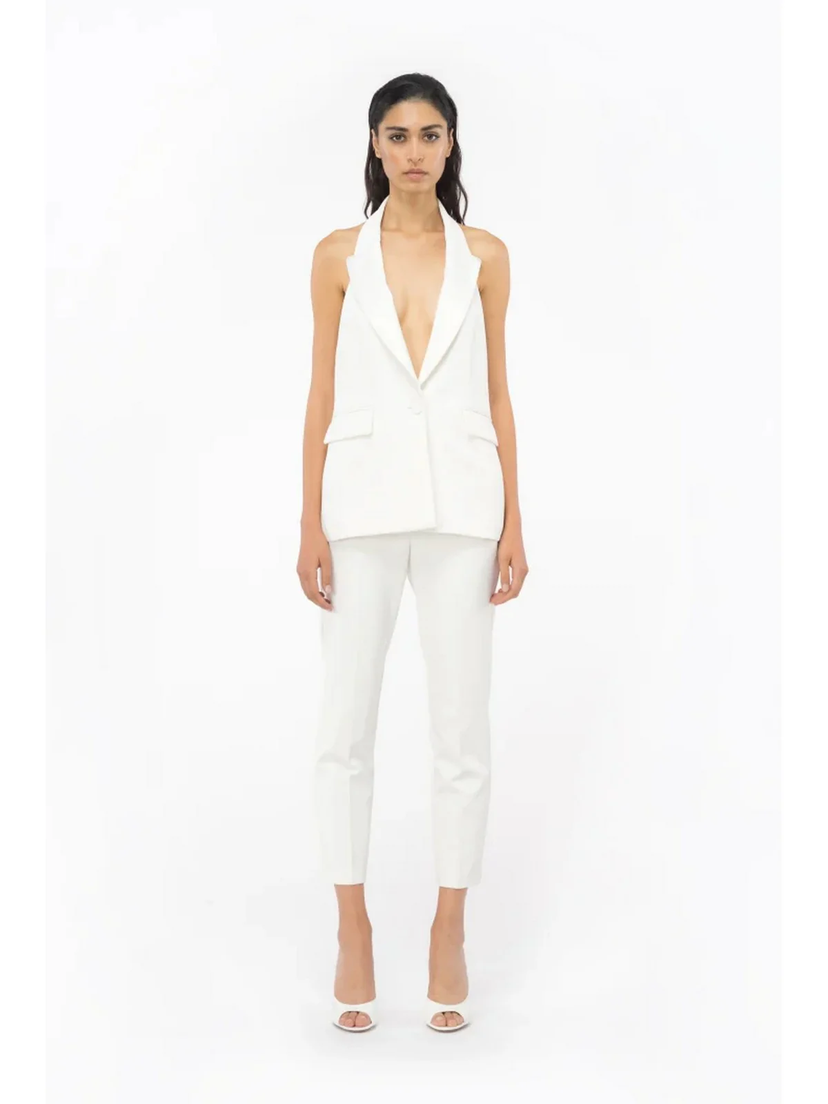 PINKO Giacca Donna Cannubi 103170-A0HC Z05 Bianco - Image 4