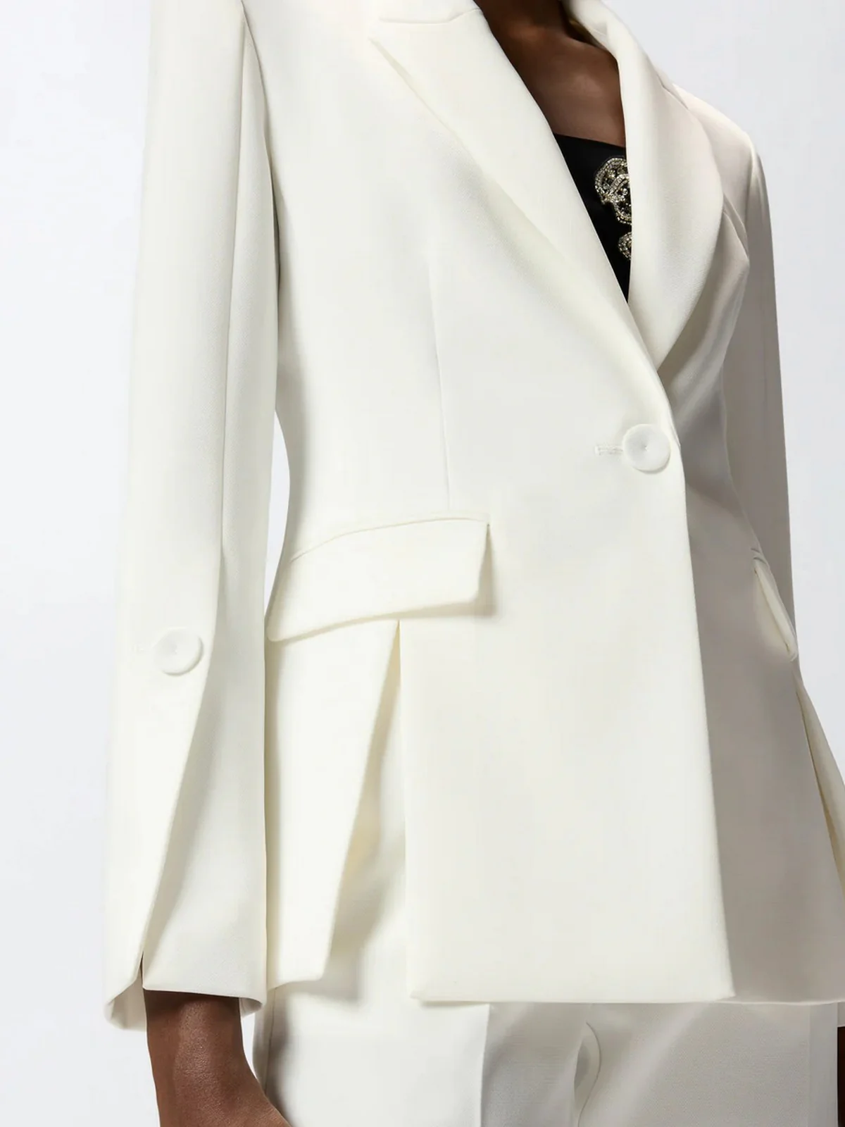 PINKO Giacca Donna CARCIOFO GIACCA 106615-A32Z Z07 BIANCO SETA - Image 3