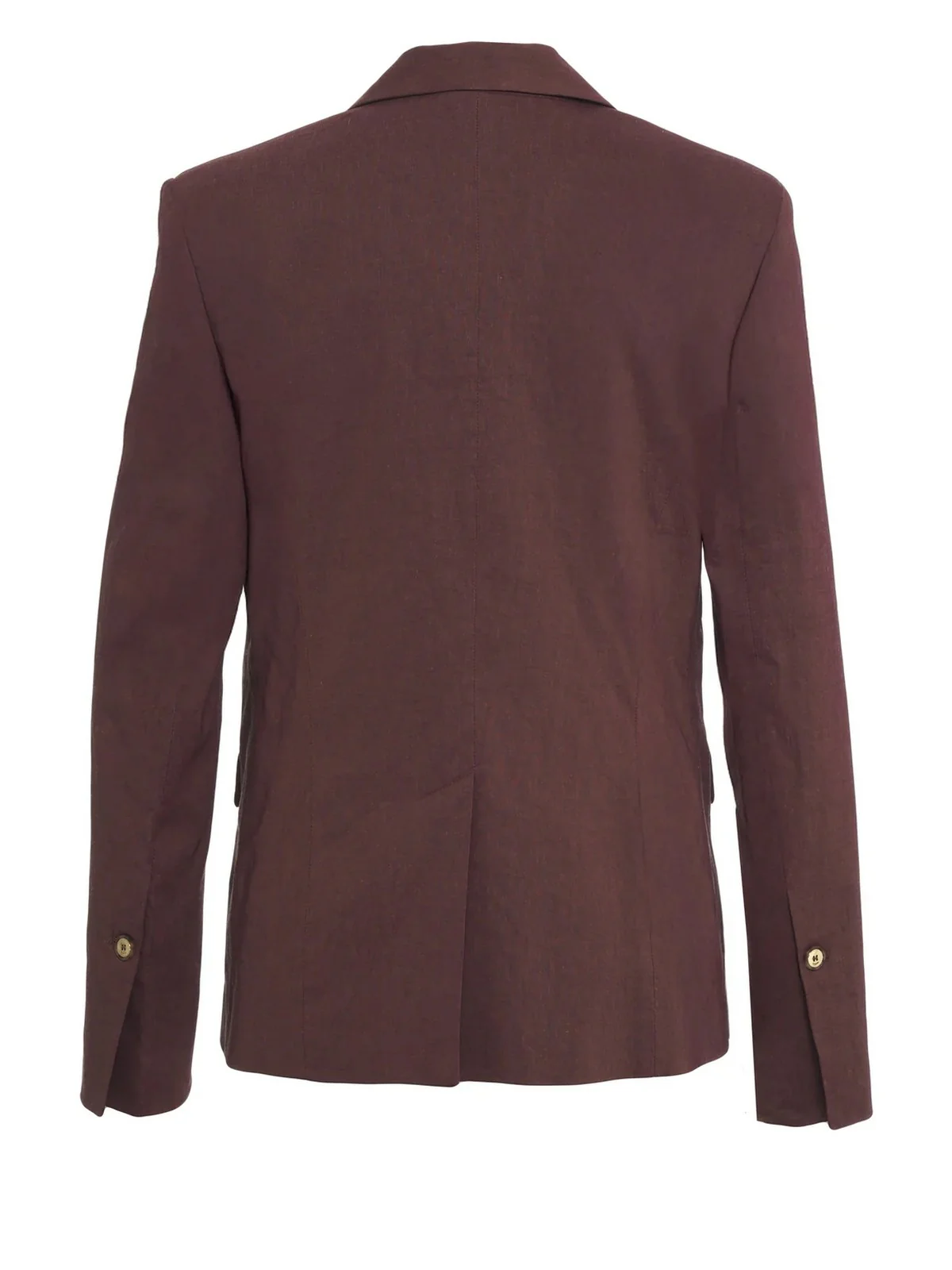 PINKO Giacca Donna FREDA GIACCA LINO STRETCH 106597-A34I L78 MARRONE TERRA X PIANTE - Image 2