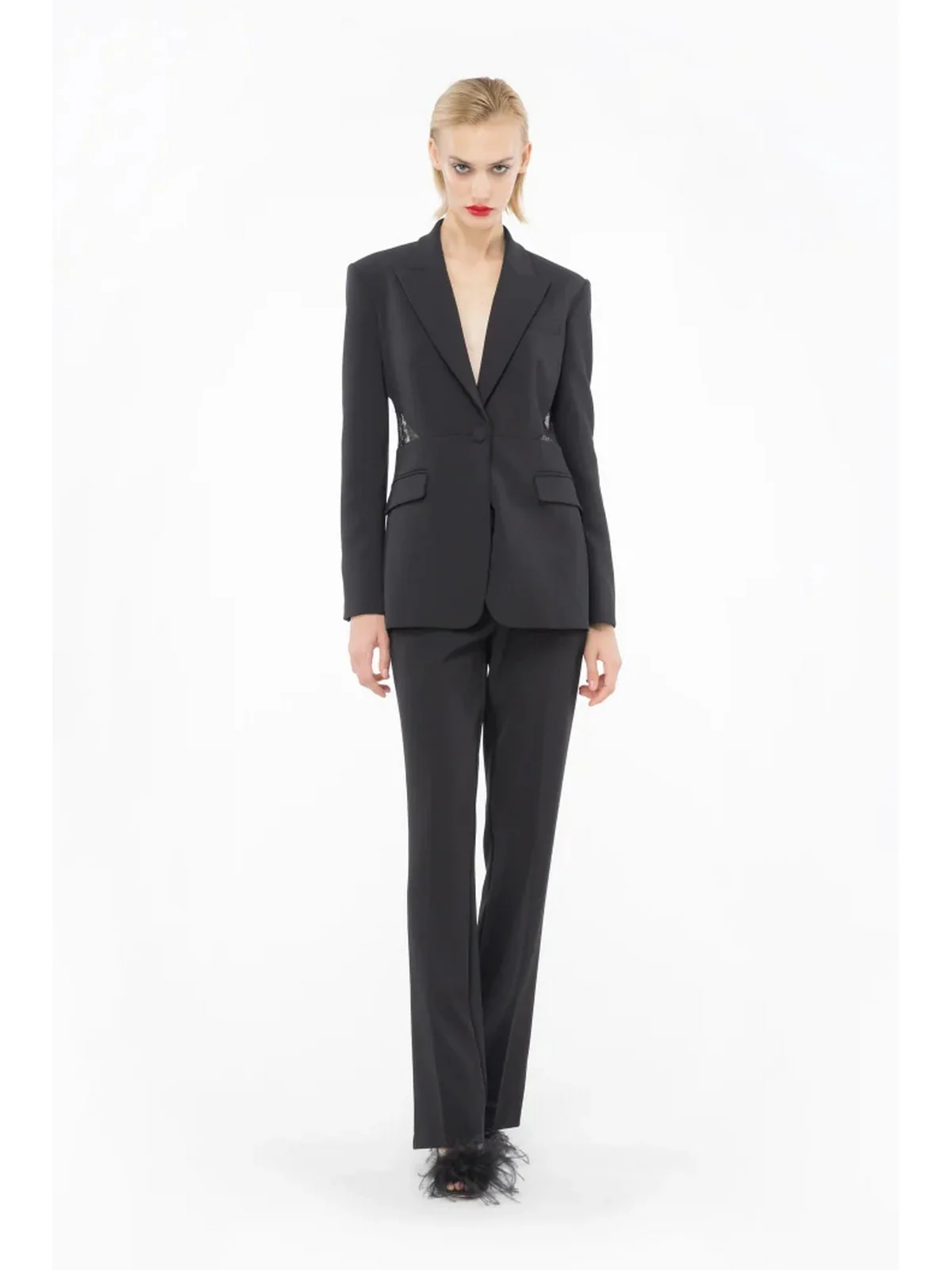 PINKO Giacca Donna Ninfeo 102849-A1JU Z99 Nero - Image 3