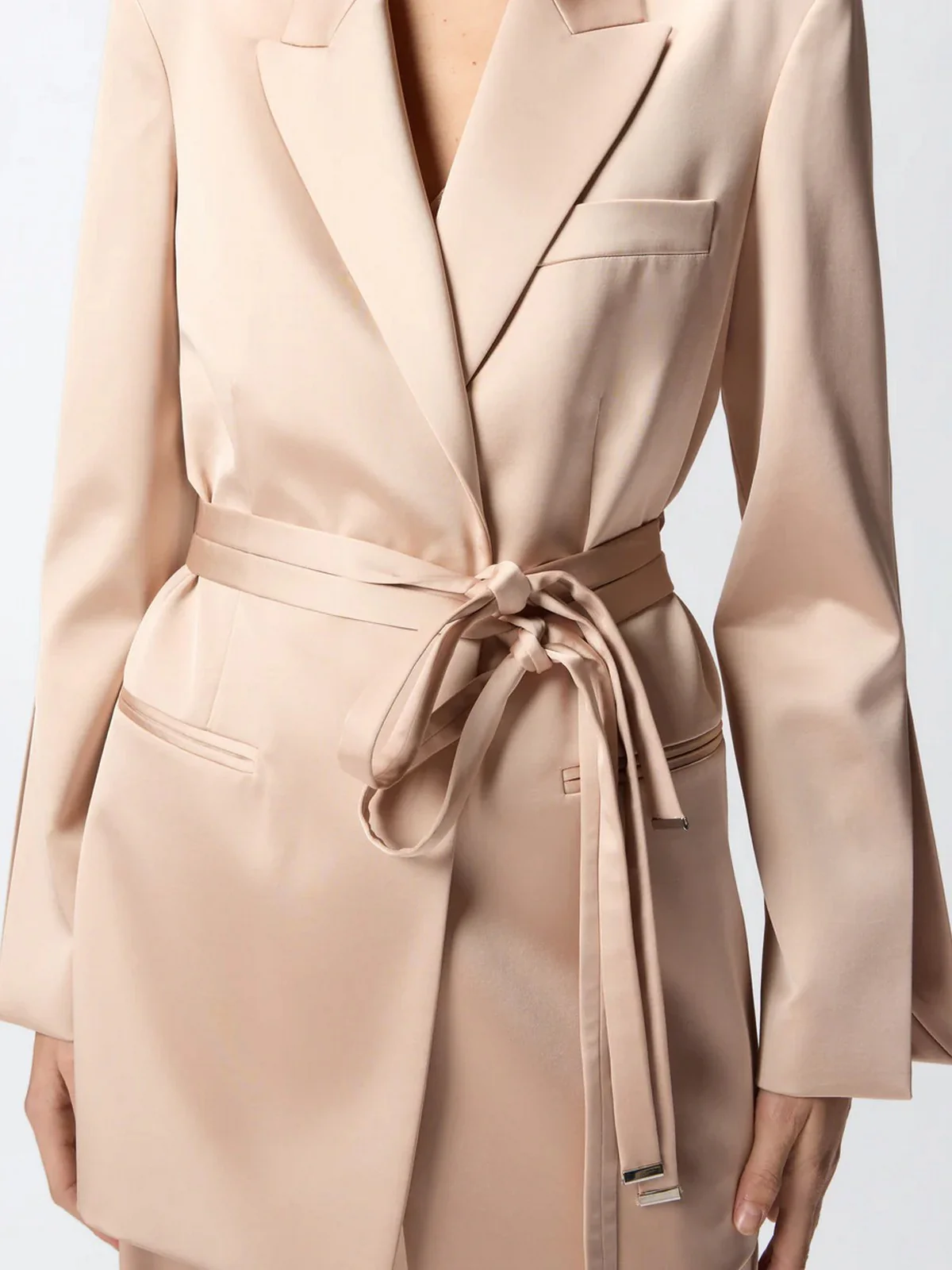 PINKO Giacca Donna RAPA GIACCA SATIN 106589-A1Y5 Q35 ROSA MOGANO - Image 4