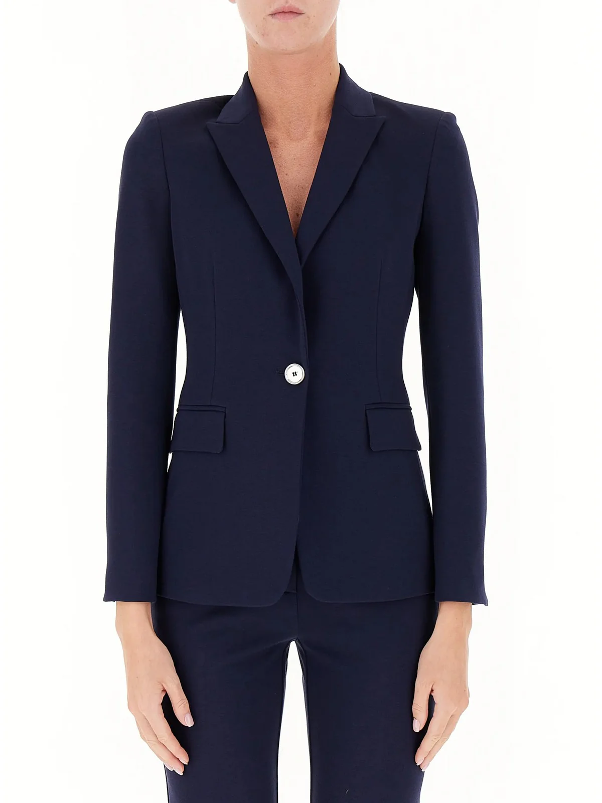 PINKO Giacca Donna Signum Giacca Punto Stoffa Con 100254-A24C G02 Blu - Image 2