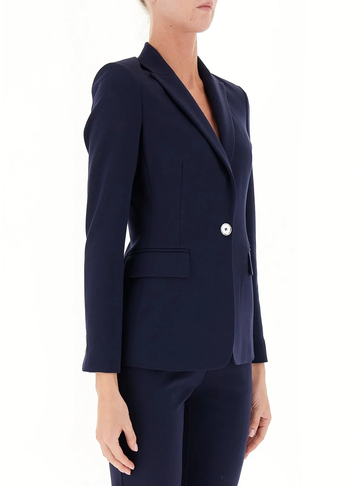 PINKO Giacca Donna Signum Giacca Punto Stoffa Con 100254-A24C G02 Blu - Image 3