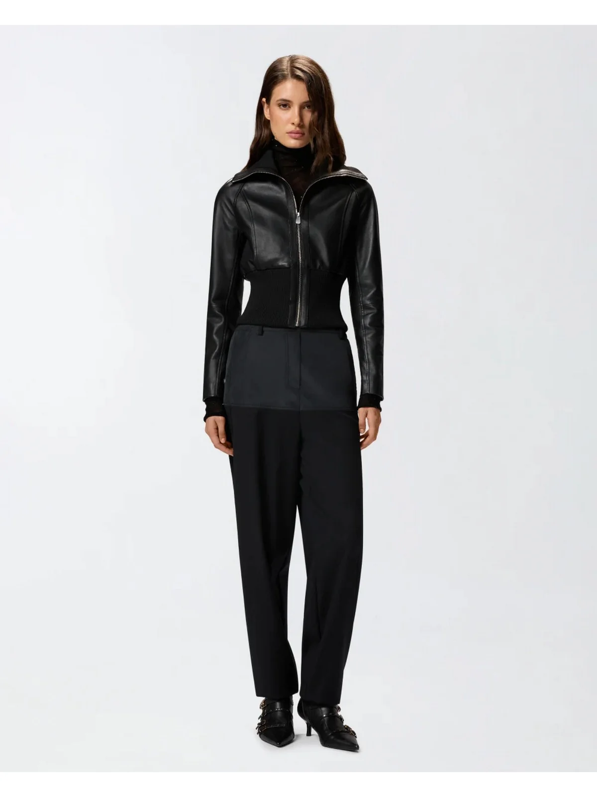 PINKO Giubbino Donna GRUVIERA GIUBBINO 105470-A2P0 Z99 NERO LIMOUSINE - Image 4