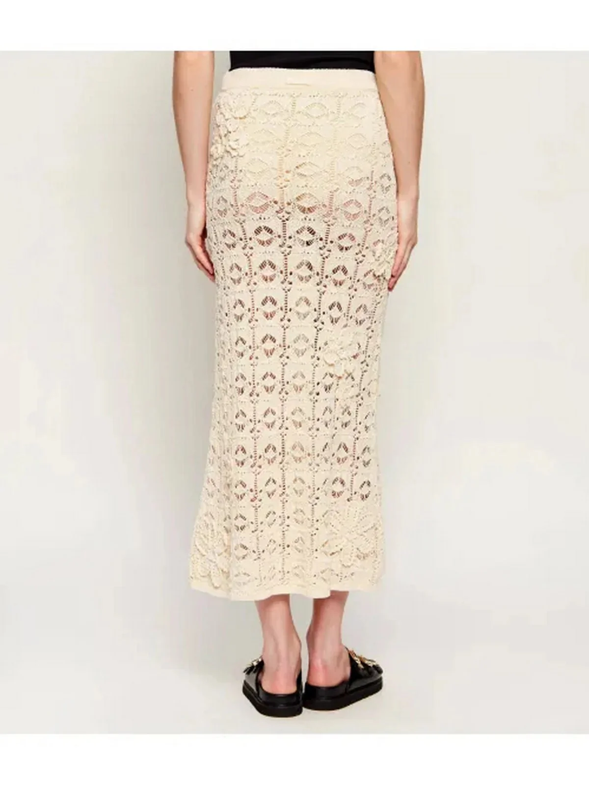 PINKO Gonna Donna ANTHEMIS GONNA 106861-A3B8 C10 GIALLO ALABASTRO - Image 4