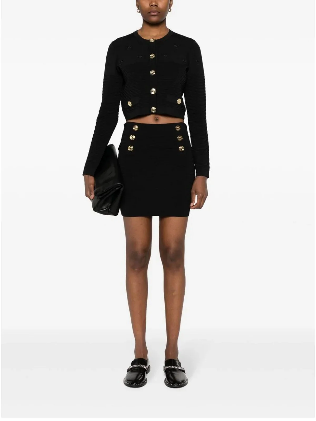 PINKO Gonna Donna Cipresso 102880-A1LK Z99 Nero - Image 2