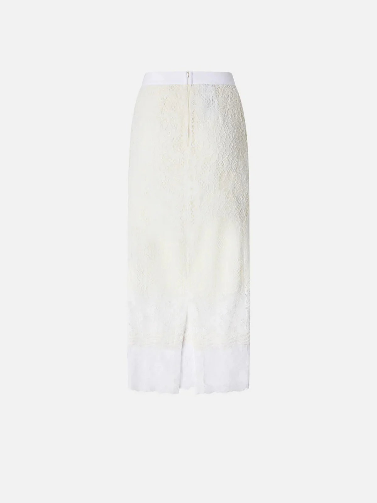 PINKO Gonna Donna HARMONIE GONNA PIZZO REBRODE 106664-A381 Z05 BIANCO-BIANCANEVE - Image 2