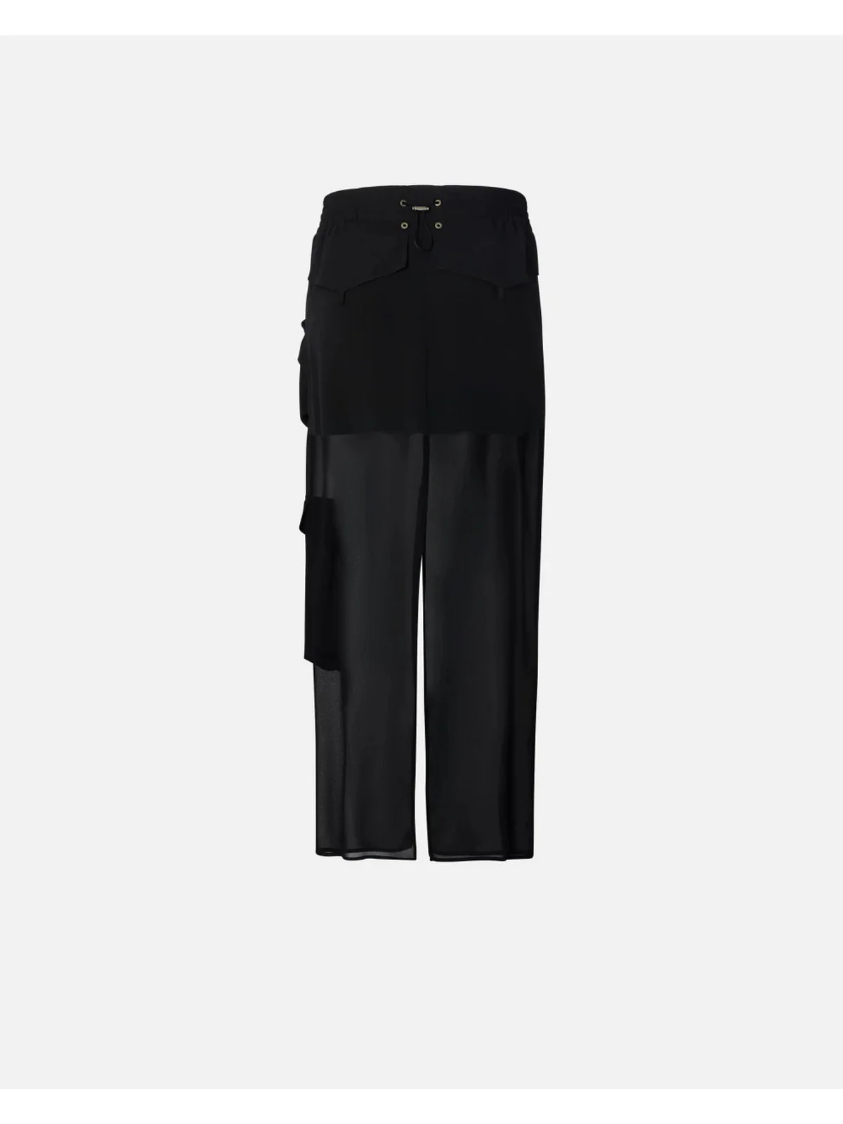 PINKO Gonna Donna INVECE NO GONNA GEORGETTE 104789-A21F Z99 Nero - Image 2