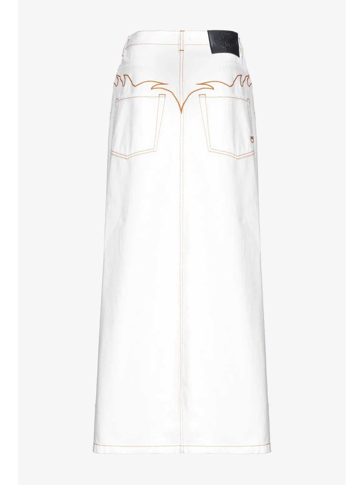 PINKO Gonna Donna Riders 103628-A1VD Z05 Bianco - Image 2