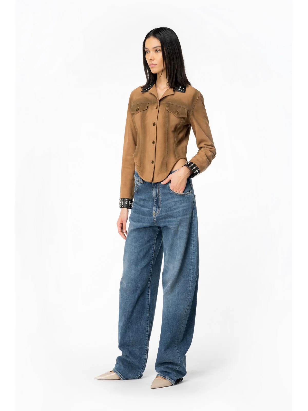 PINKO Jeans Donna Eloise 103180-A1LQ PJZ Blu - Image 3
